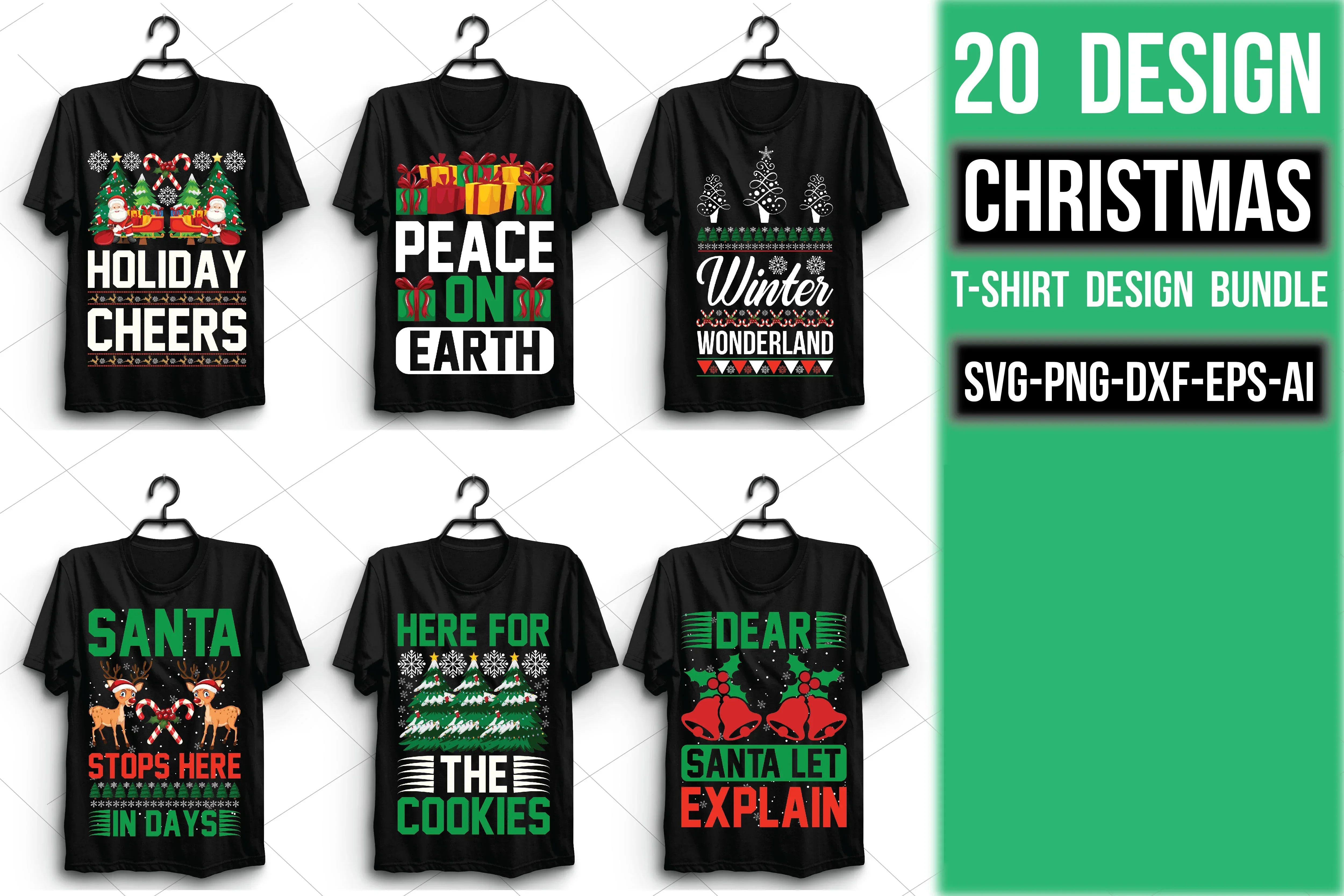 Christmas T Shirt Bundle - Image 2