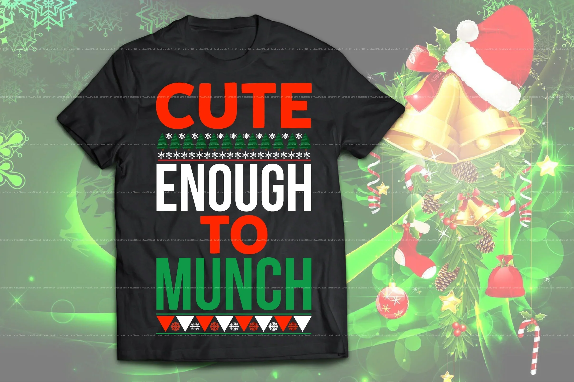 Christmas T-Shirt Design SVG Bundle - Image 11