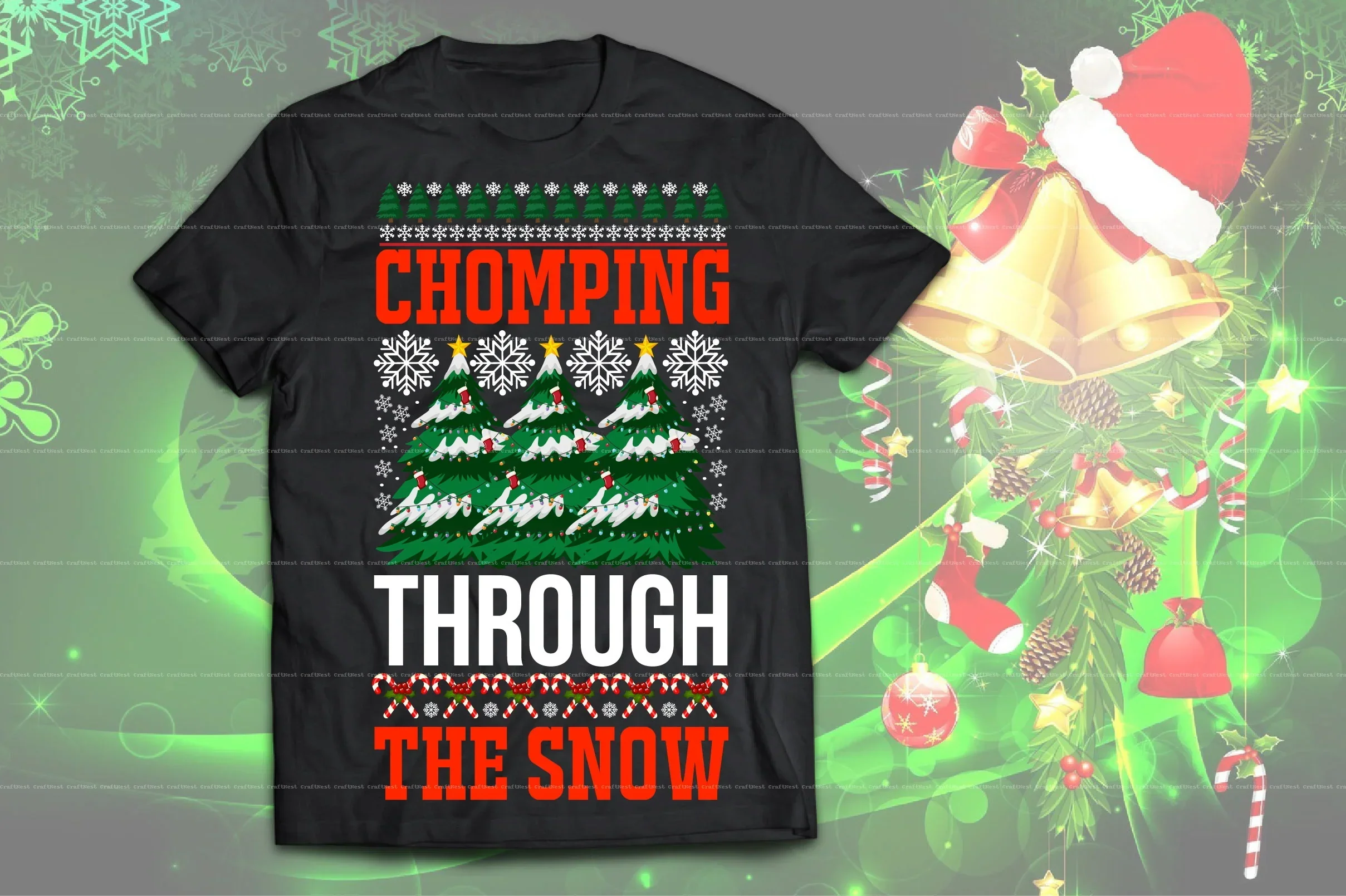 Christmas T-Shirt Design SVG Bundle - Image 7