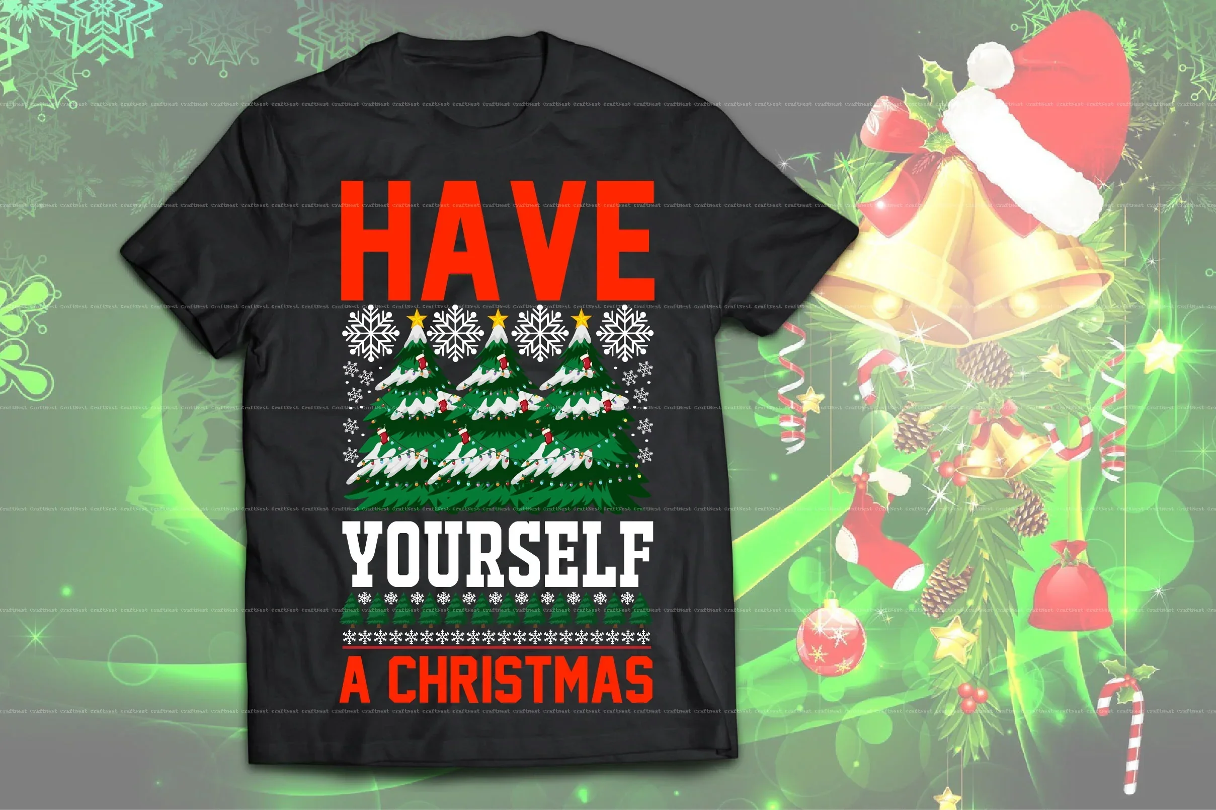 Christmas T-Shirt Design SVG Bundle - Image 9