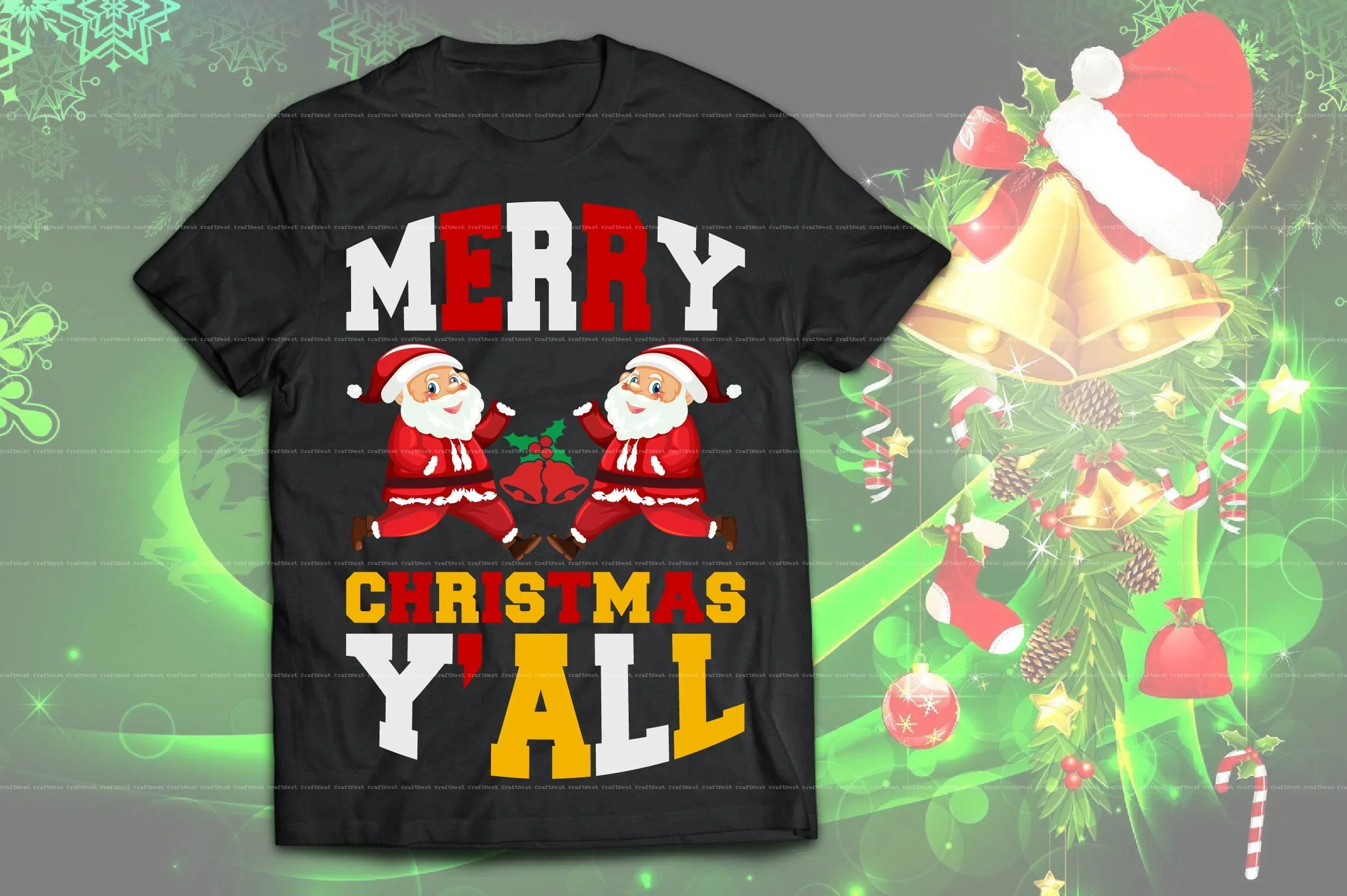 Christmas T-Shirt Design SVG Bundle - Image 4