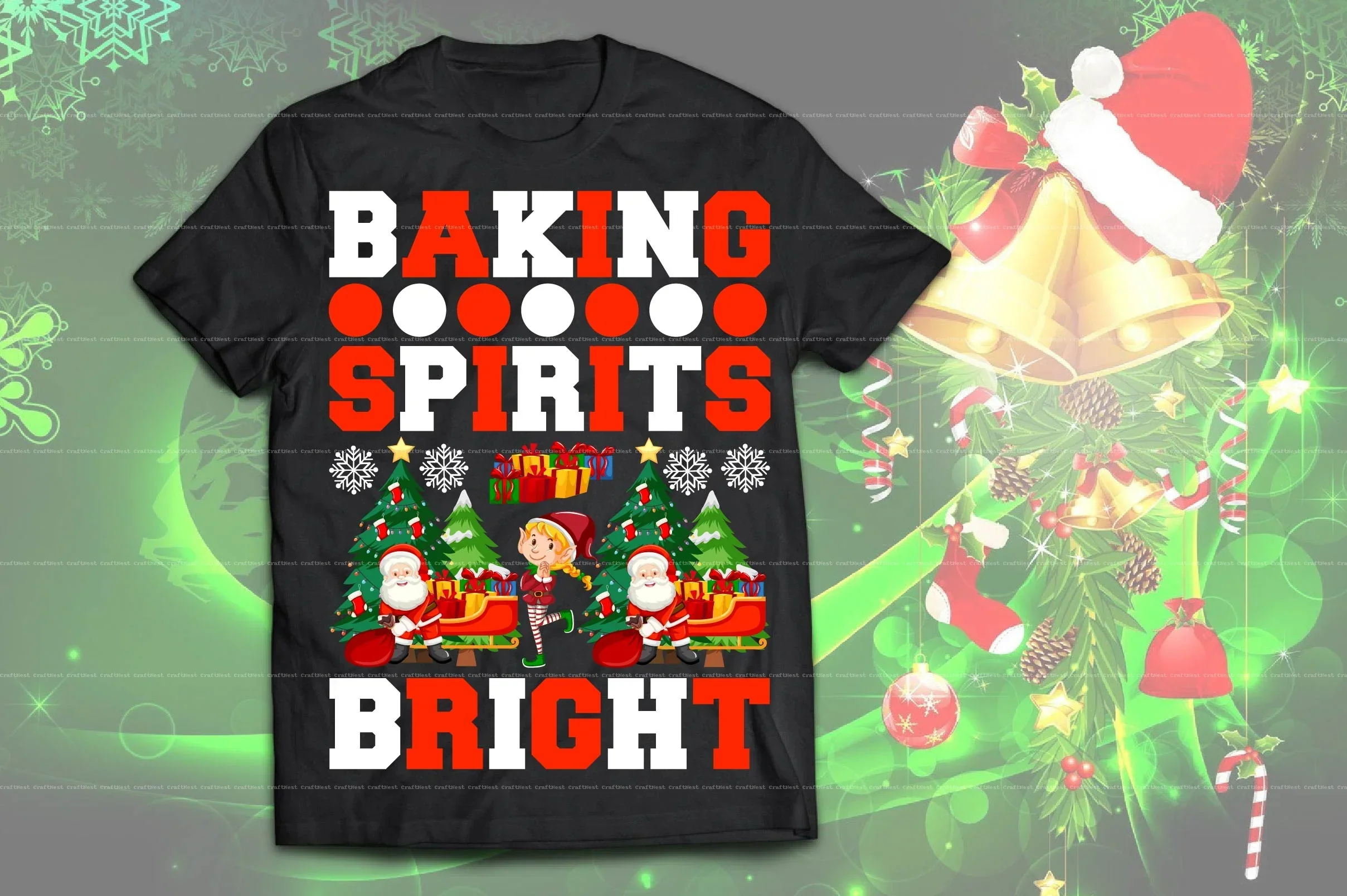 Christmas T-Shirt Design SVG Bundle - Image 5