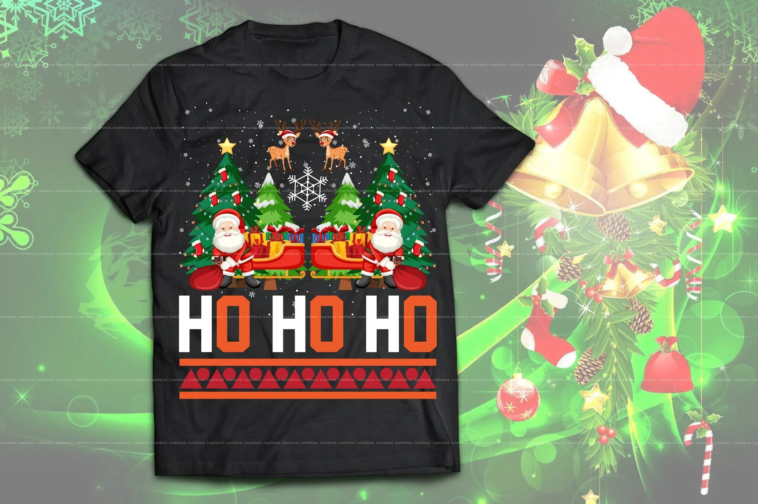 Christmas T-Shirt Design SVG Bundle - Image 7