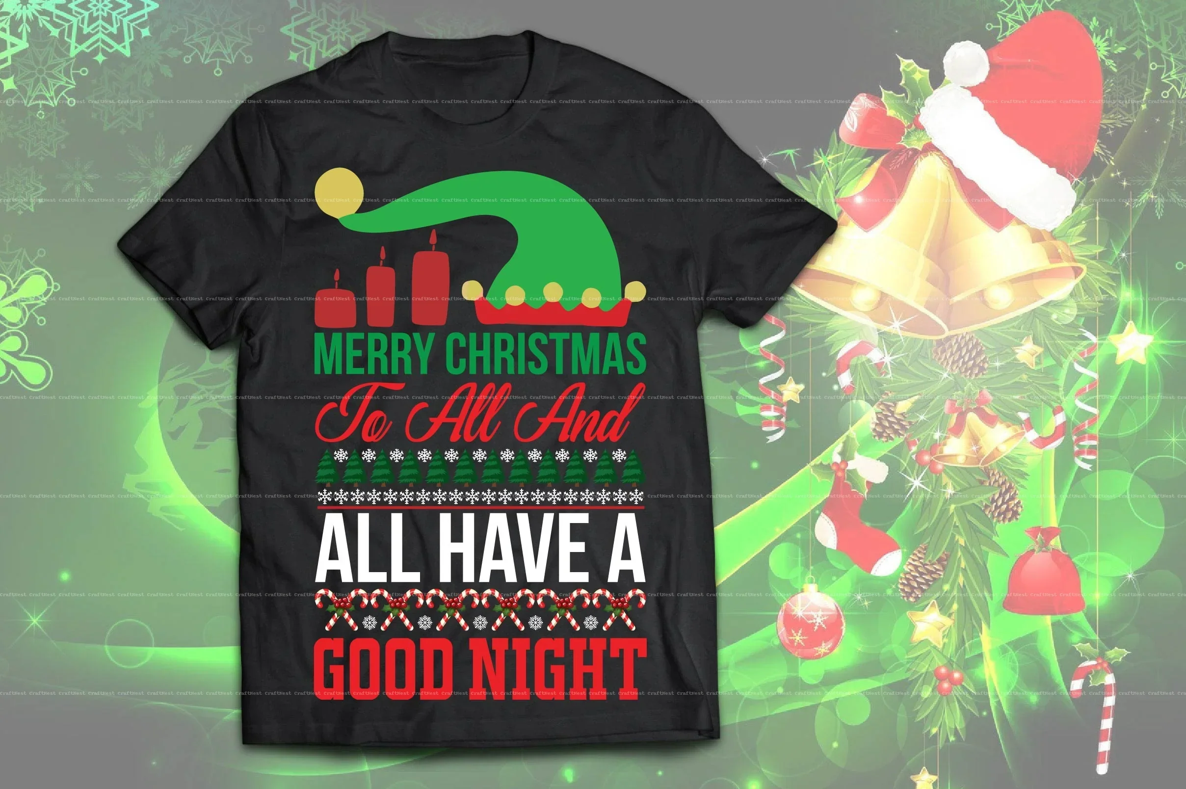 Christmas T-Shirt Design SVG Bundle - Image 10