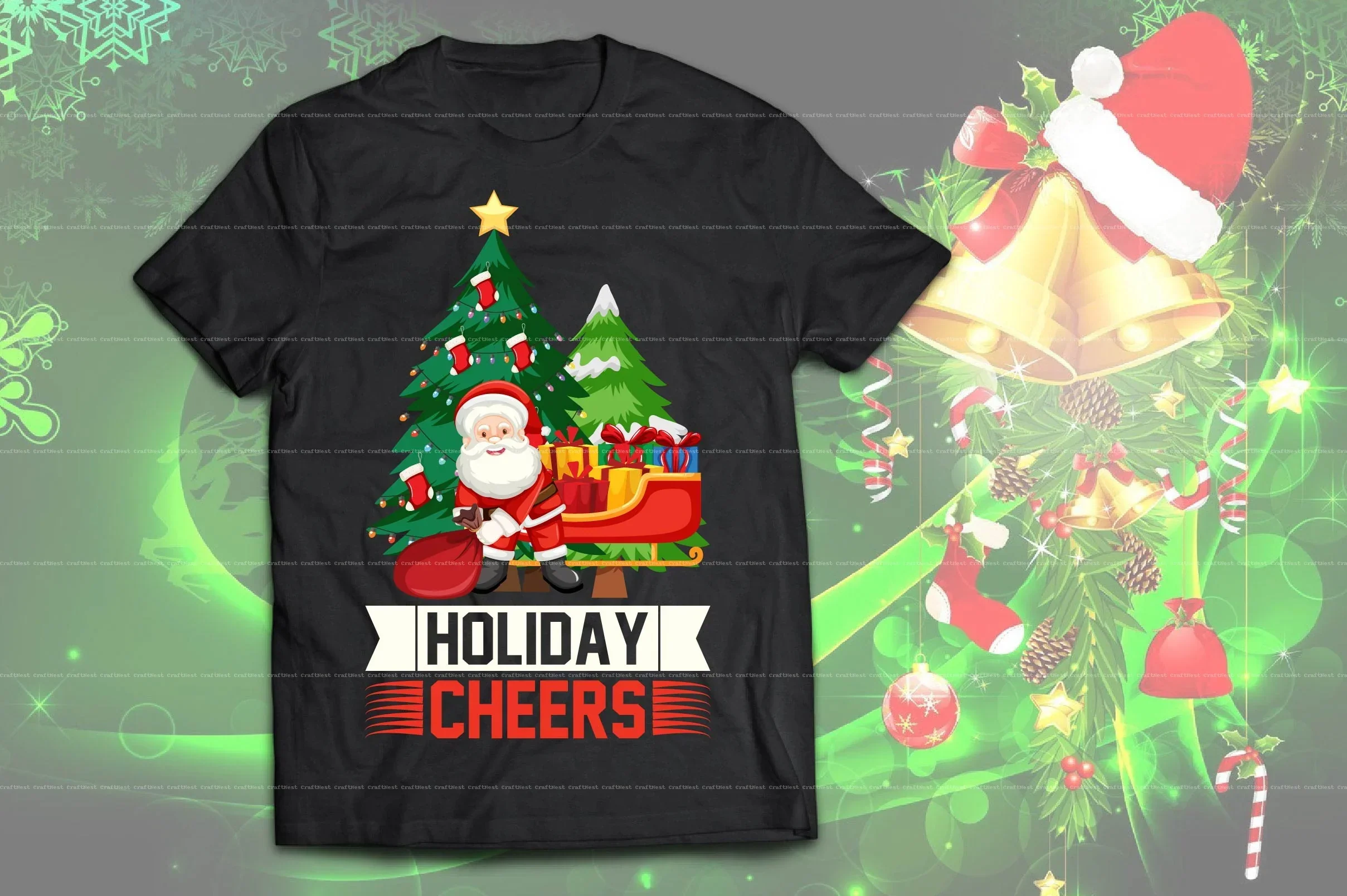Christmas T-Shirt Design SVG Bundle - Image 4