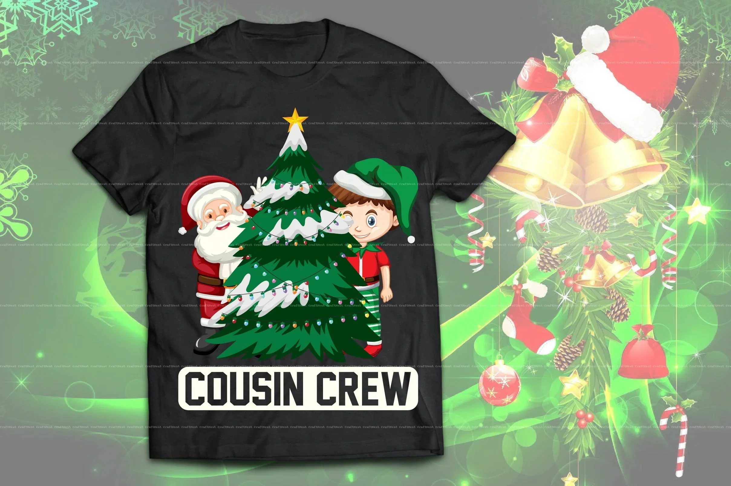 Christmas T-Shirt Design SVG Bundle - Image 8