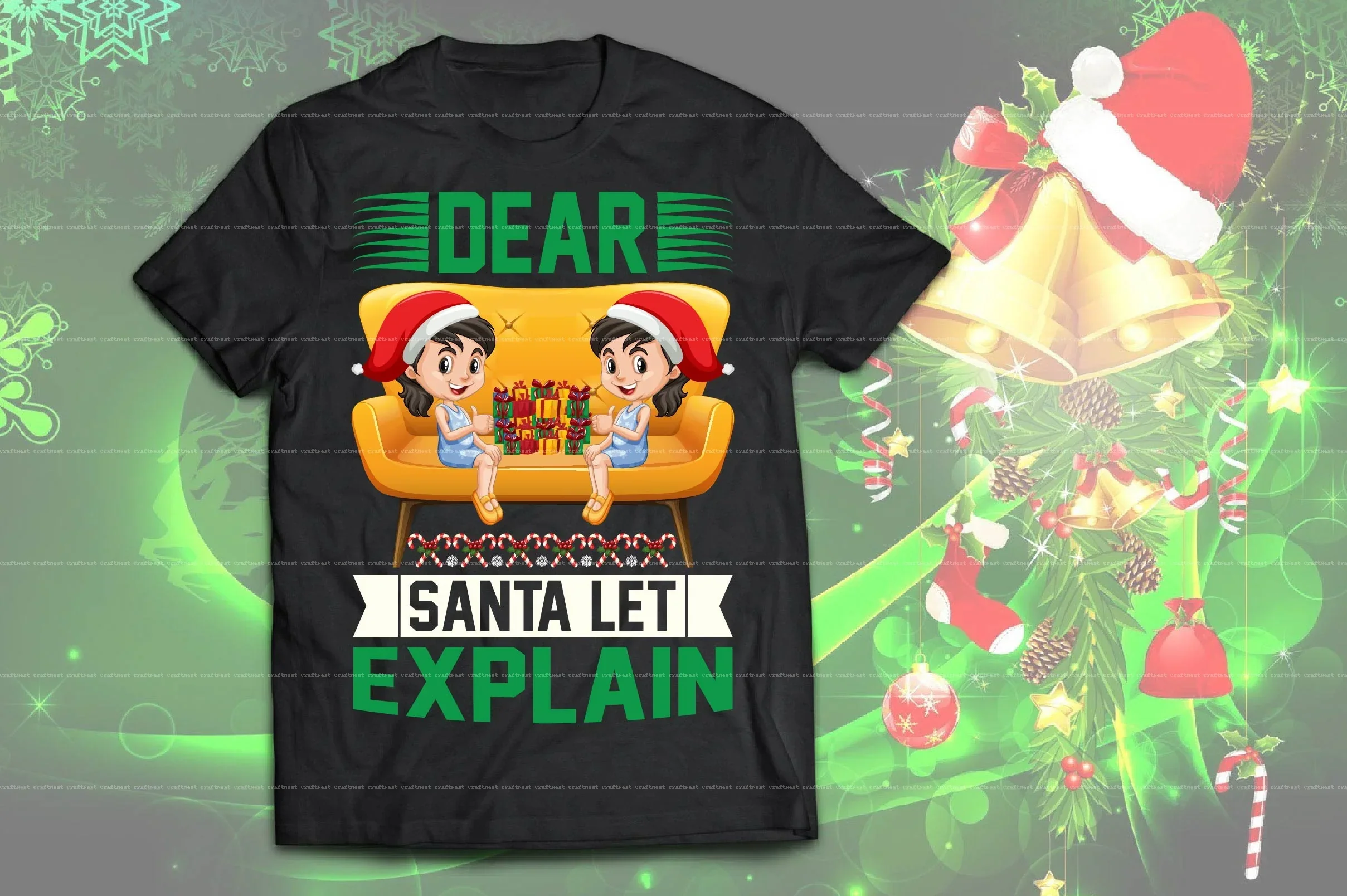Christmas T-Shirt Design SVG Bundle - Image 9
