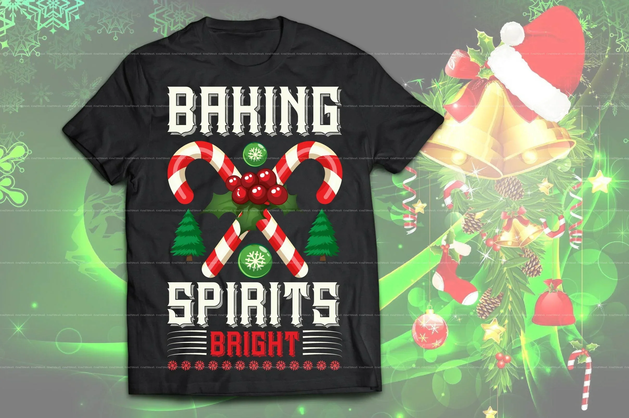 Christmas T-Shirt Design SVG Bundle - Image 2