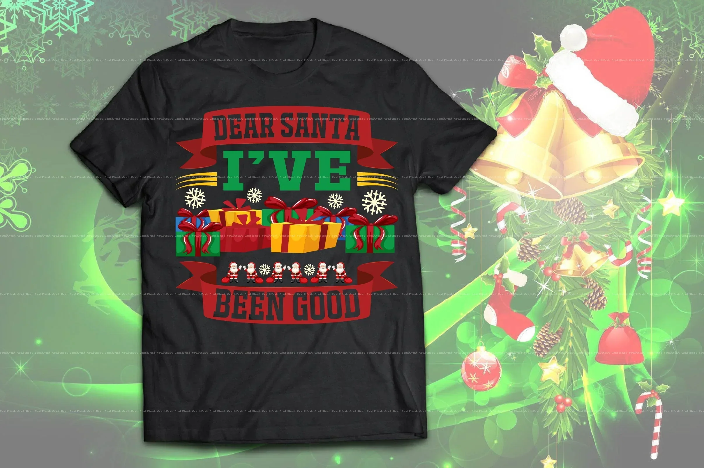 Christmas T-Shirt Design SVG Bundle - Image 6
