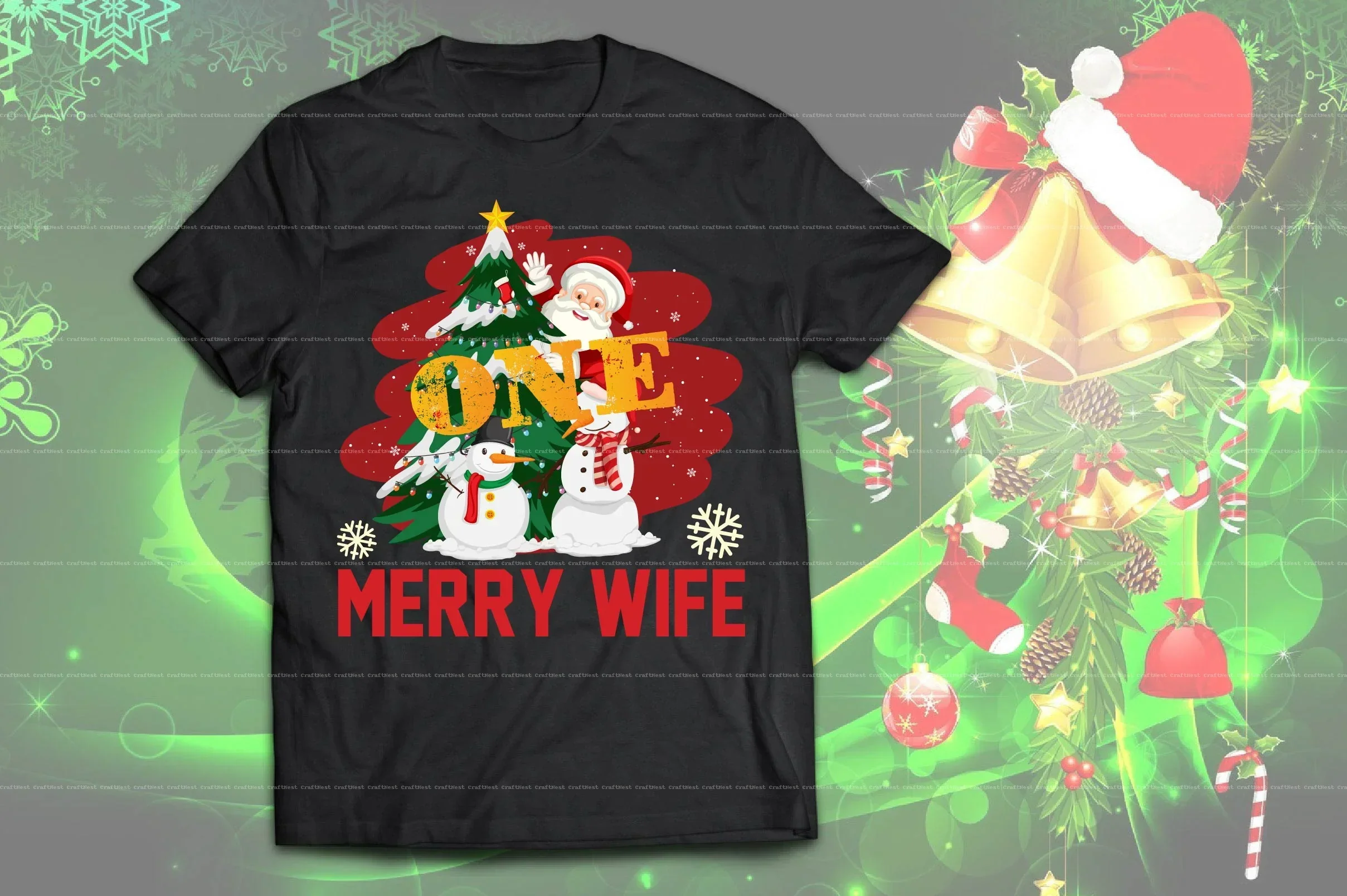 Christmas T-Shirt Design SVG Bundle - Image 9