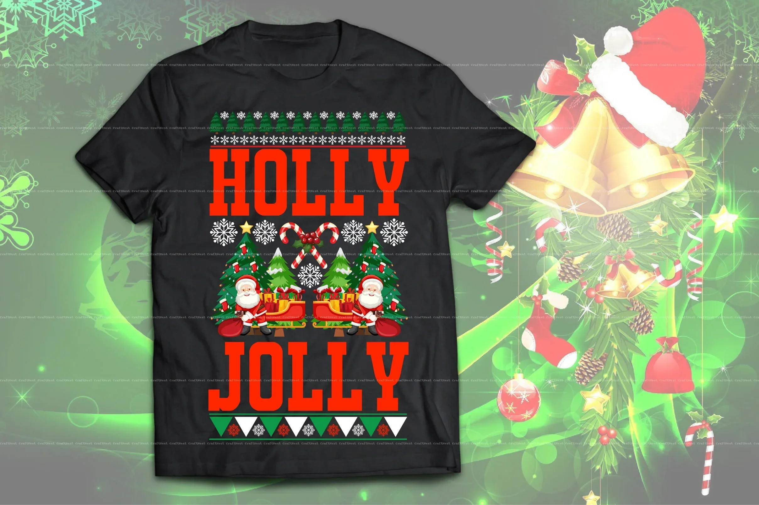 Christmas T-Shirt Design SVG Bundle - Image 10