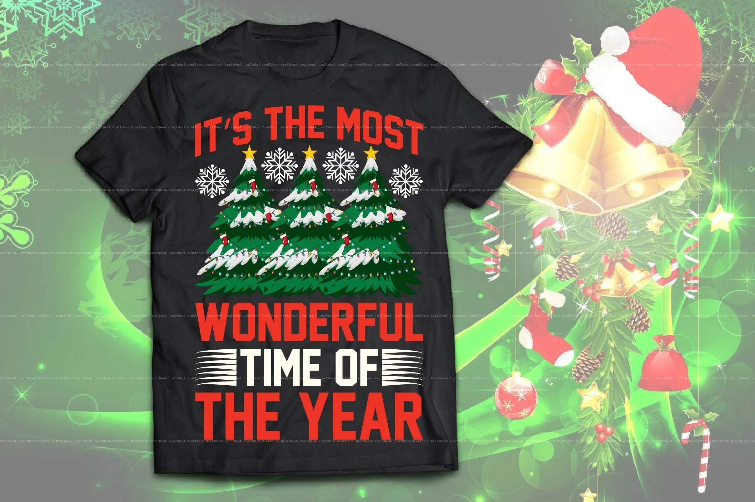 Christmas T-Shirt Design SVG Bundle - Image 6