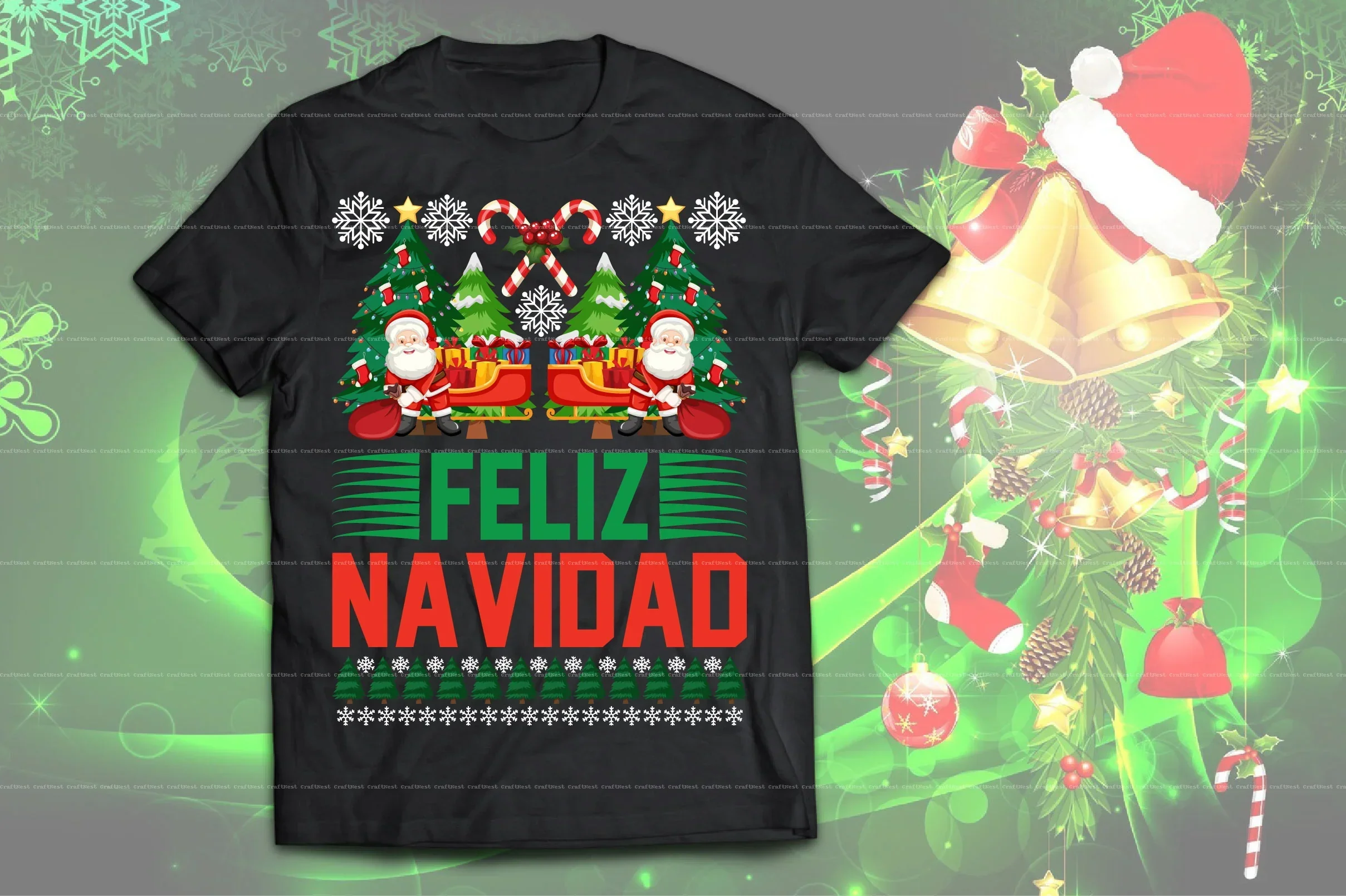 Christmas T-Shirt Design SVG Bundle - Image 6
