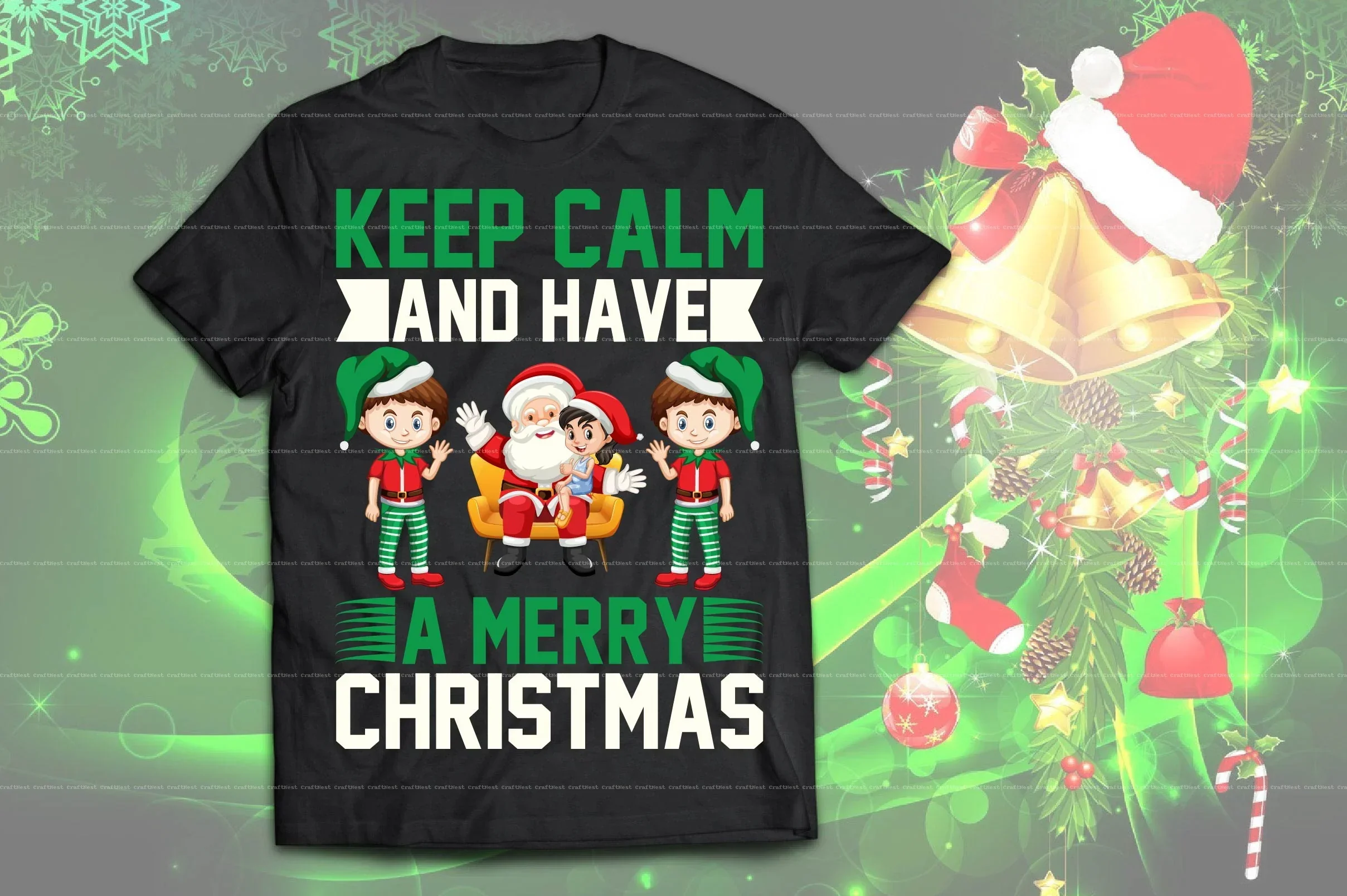 Christmas T-Shirt Design SVG Bundle - Image 7
