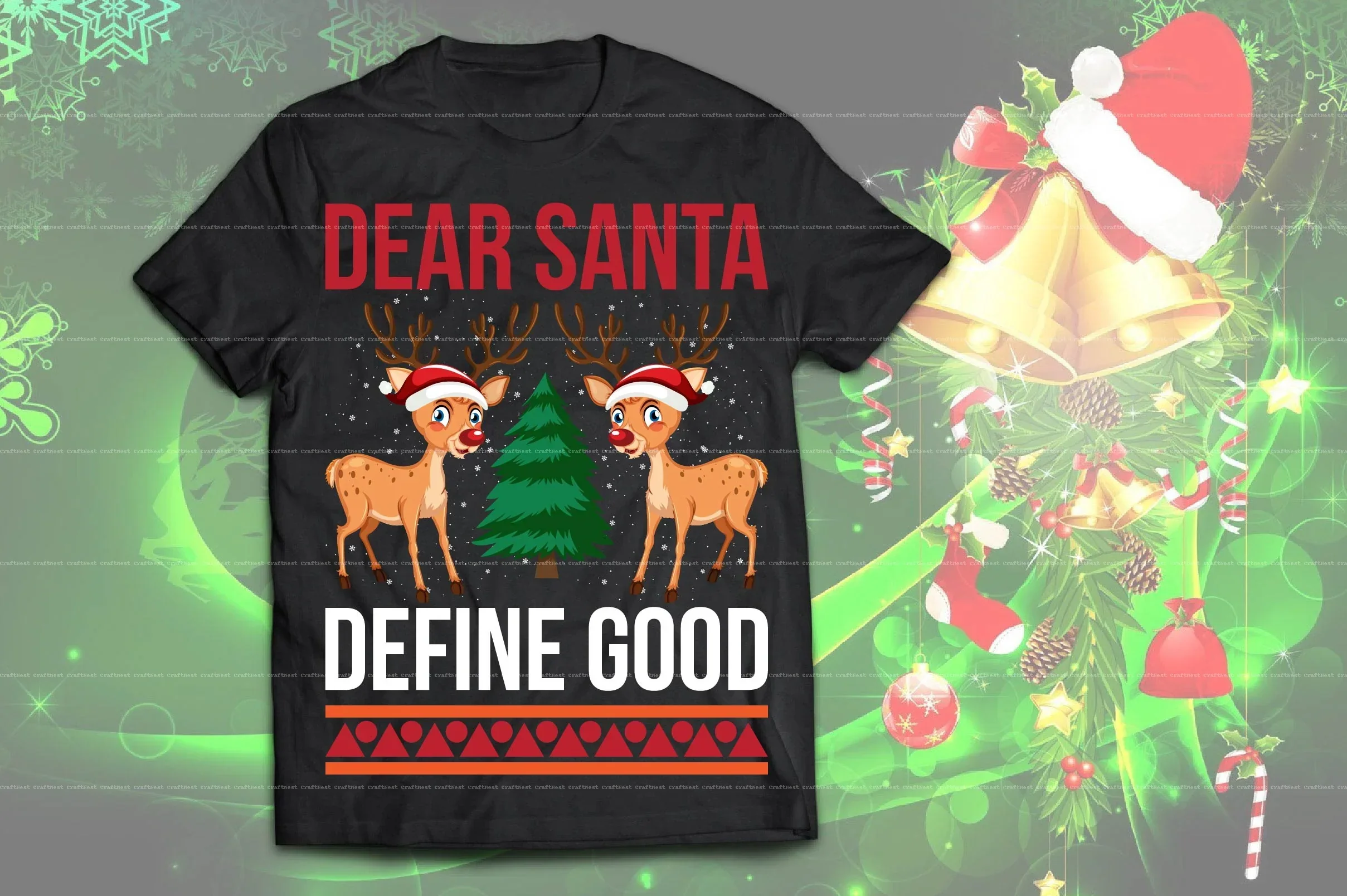 Christmas T-Shirt Design SVG Bundle - Image 11