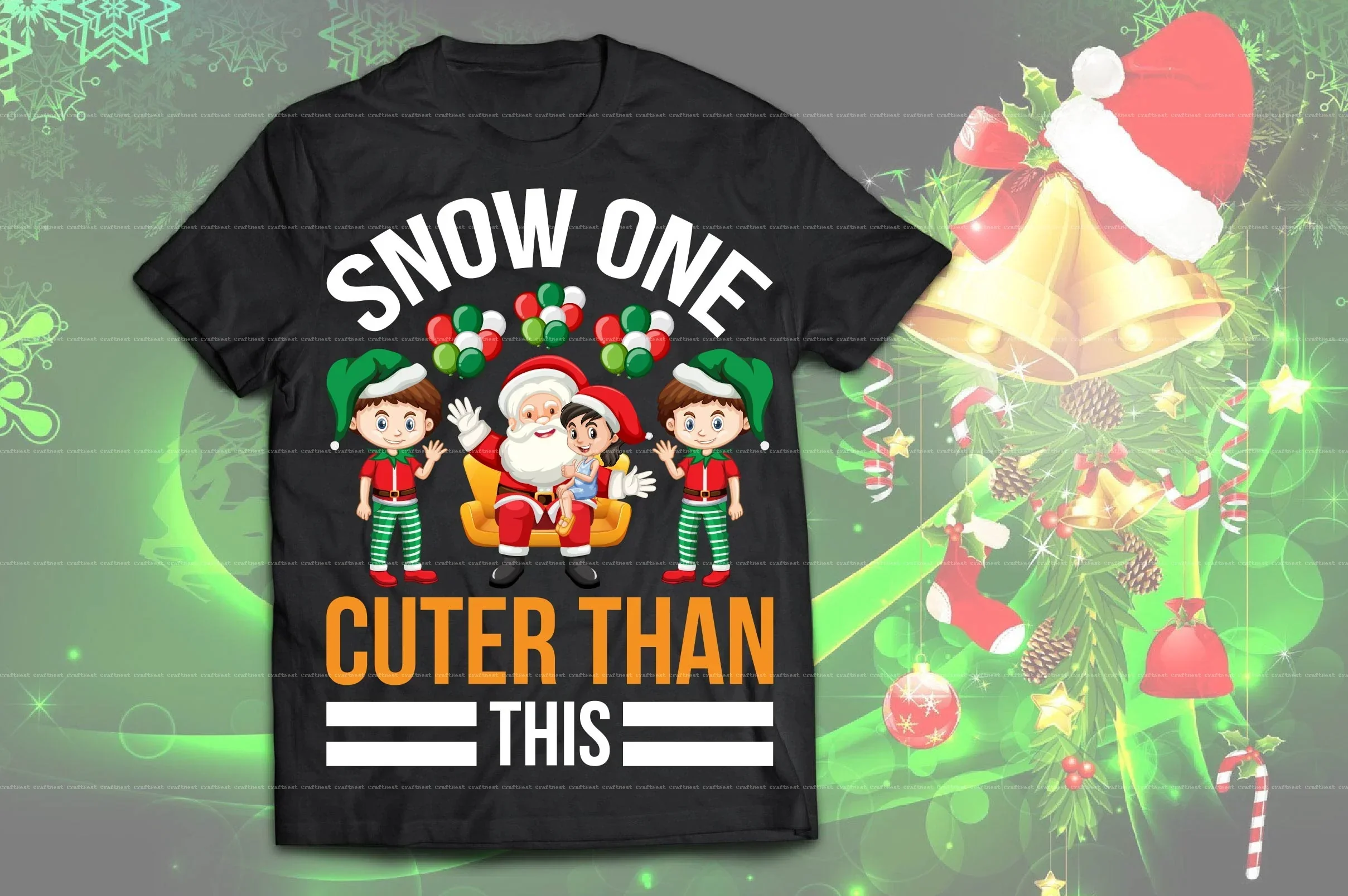 Christmas T-Shirt Design SVG Bundle - Image 3