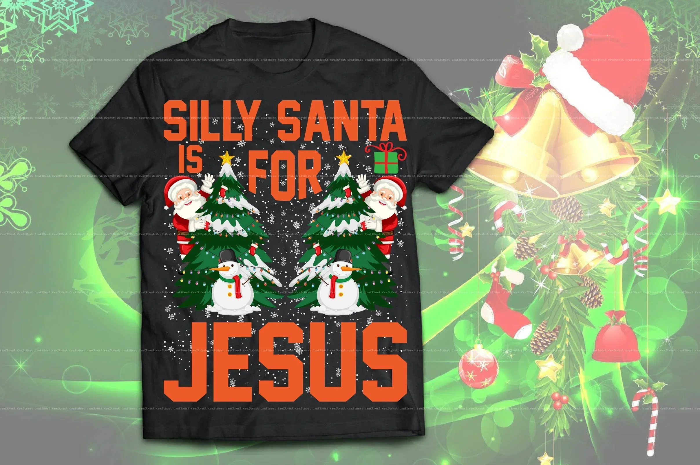 Christmas T-Shirt Design SVG Bundle - Image 4