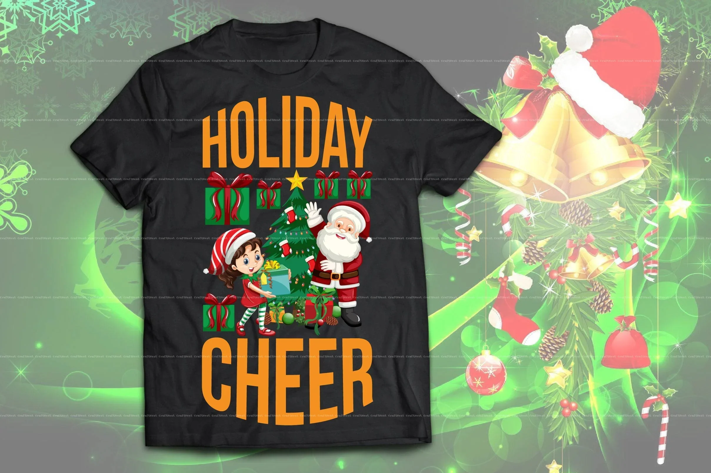 Christmas T-Shirt Design SVG Bundle - Image 5