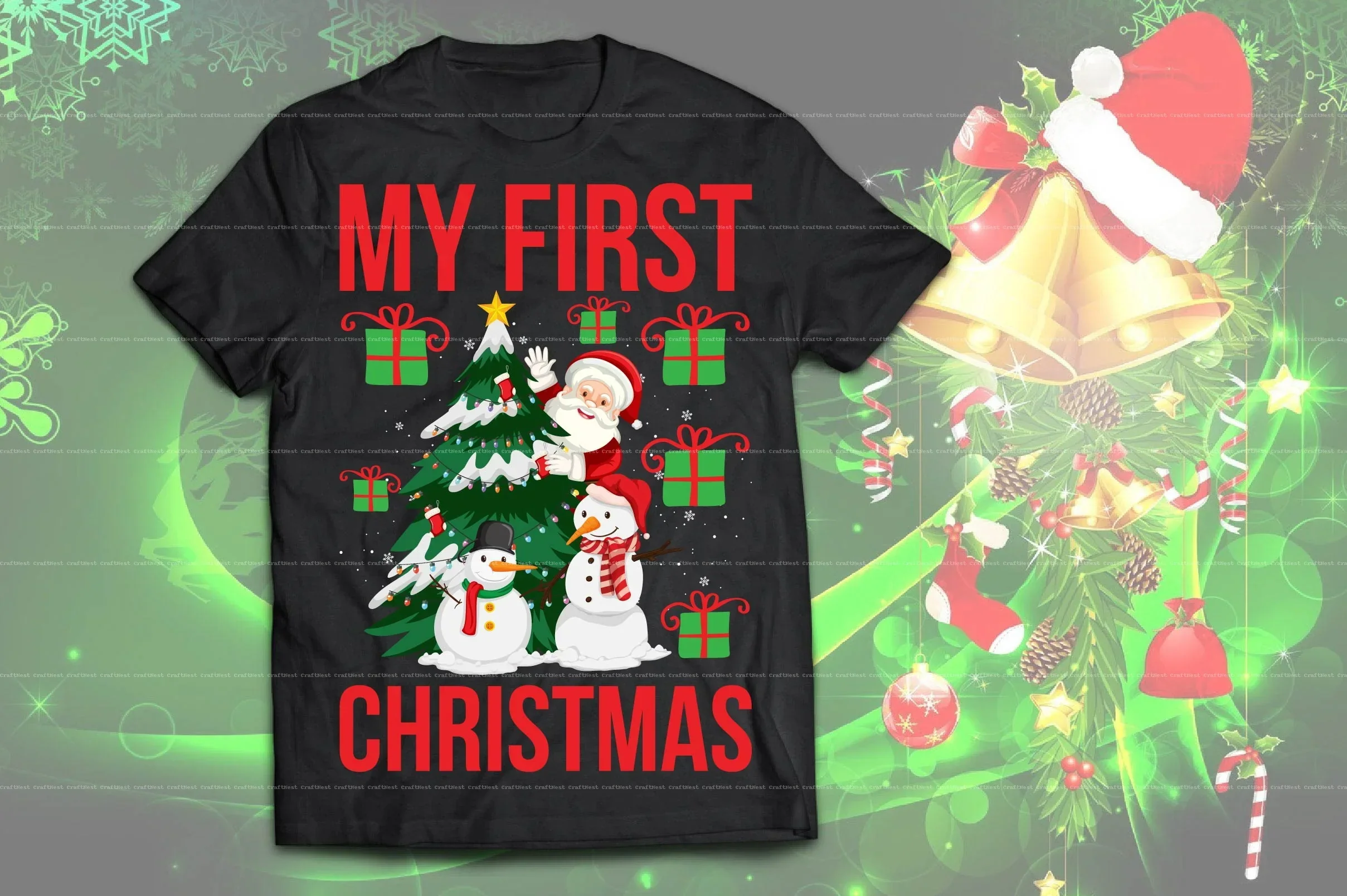 Christmas T-Shirt Design SVG Bundle - Image 9