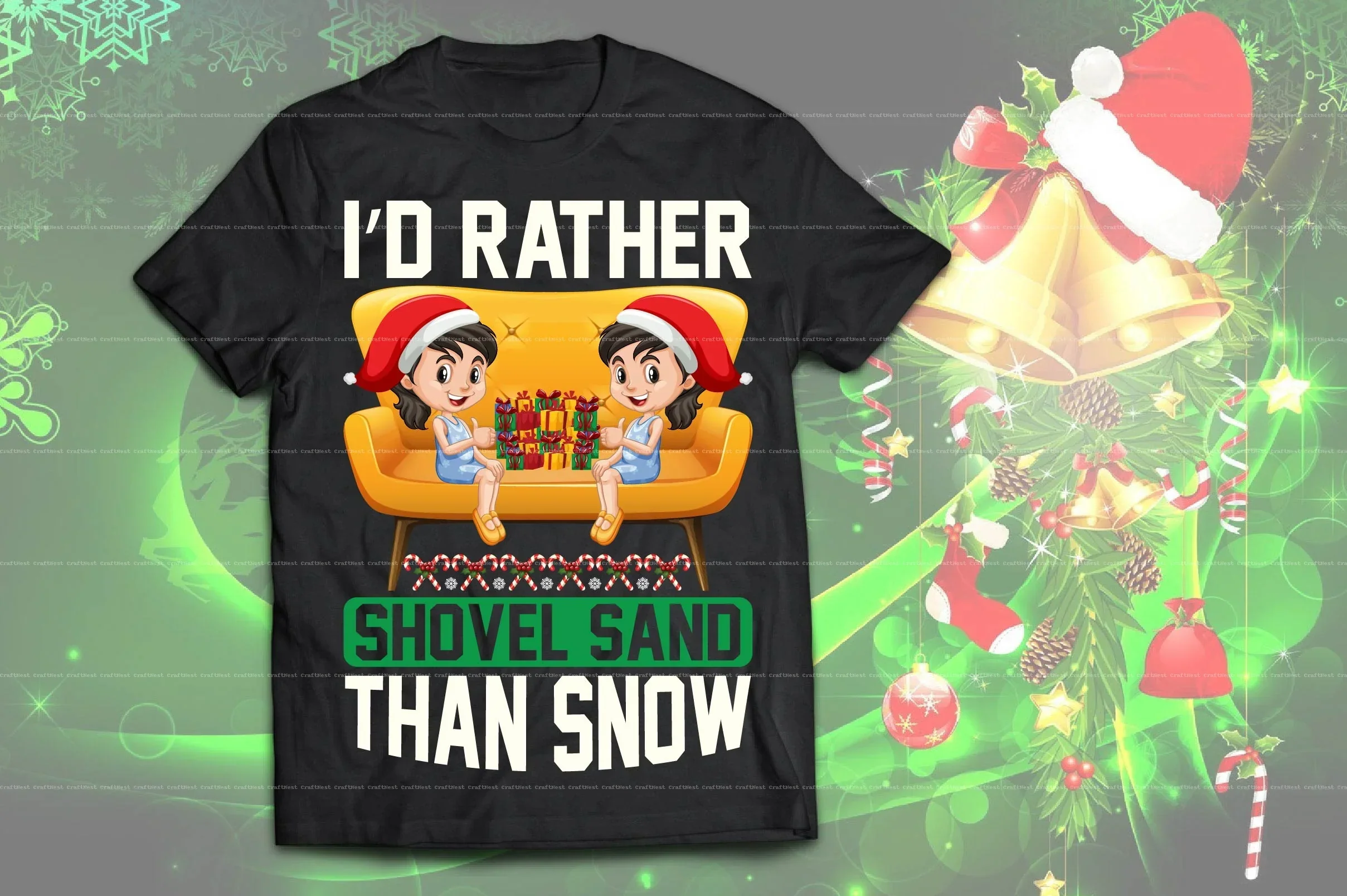 Christmas T-Shirt Design SVG Bundle - Image 2