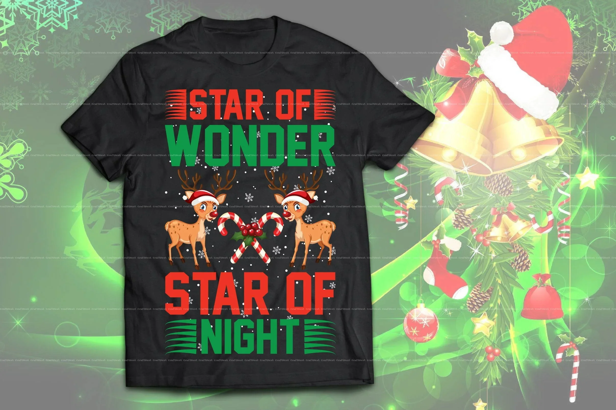 Christmas T-Shirt Design SVG Bundle - Image 5