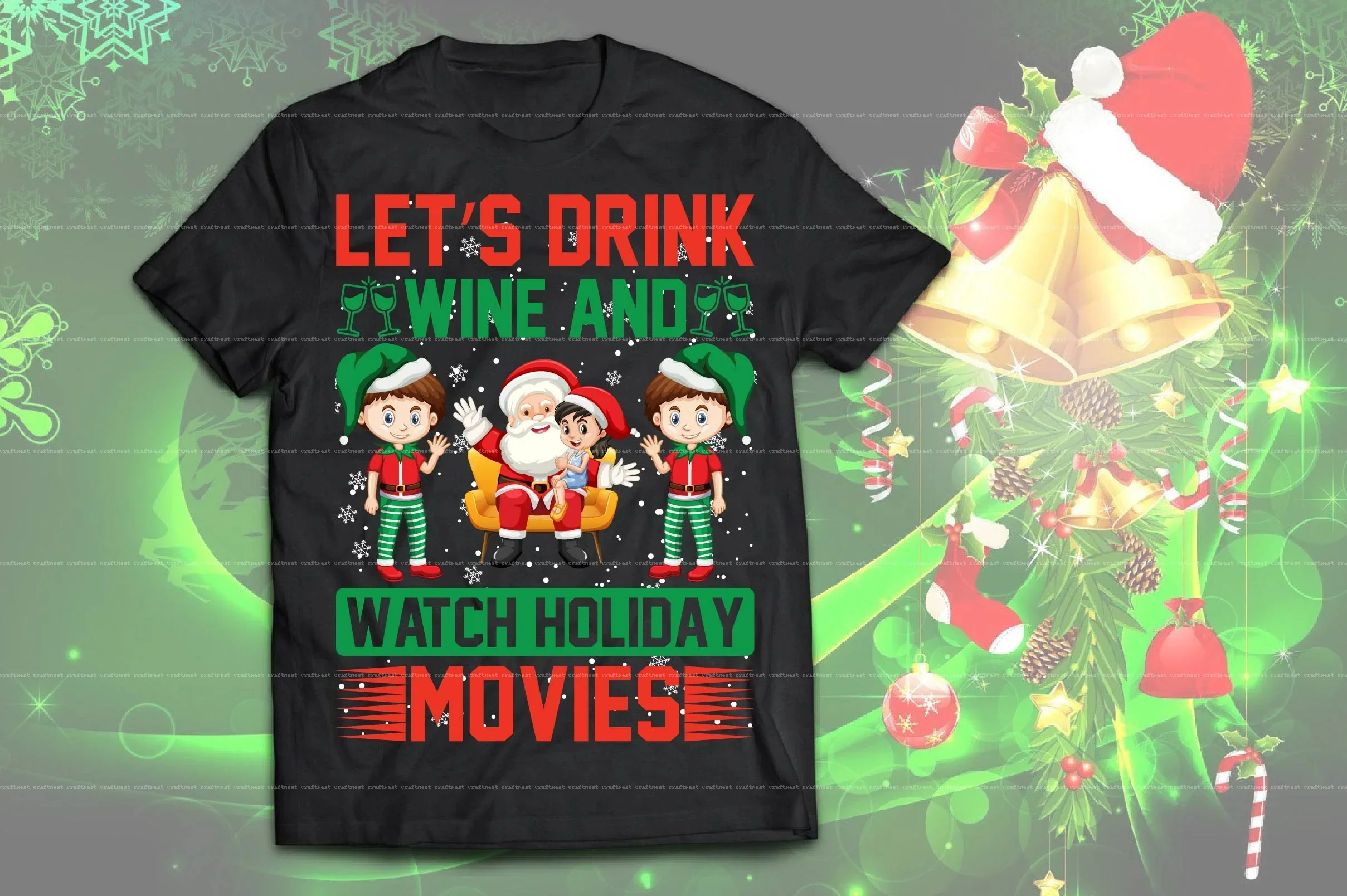 Christmas T-Shirt Design SVG Bundle - Image 9