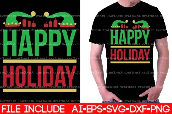 Christmas T-Shirt SVG Bundle - Image 6