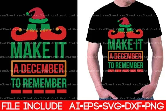 Christmas T-Shirt SVG Bundle - Image 9