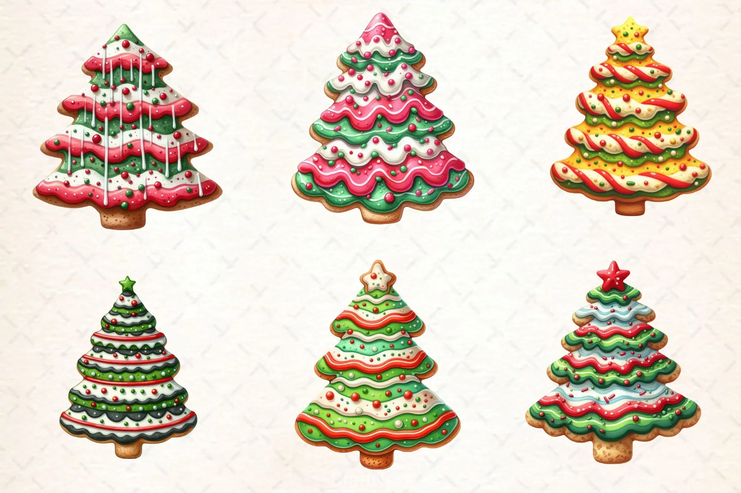 Christmas Tree Cake Christmas SVG Bundle - Image 2