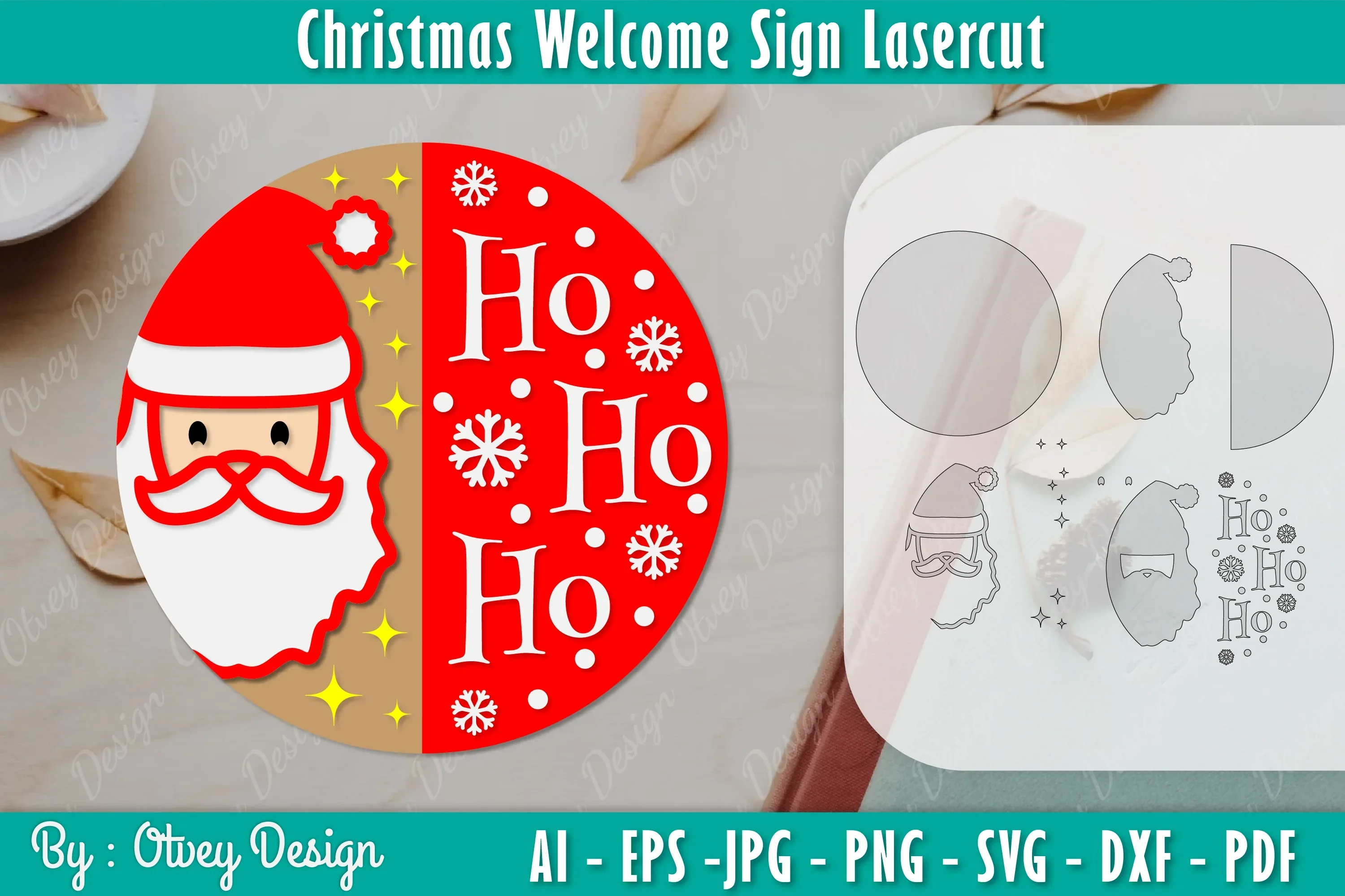 Christmas Welcome Sign SVG Bundle
