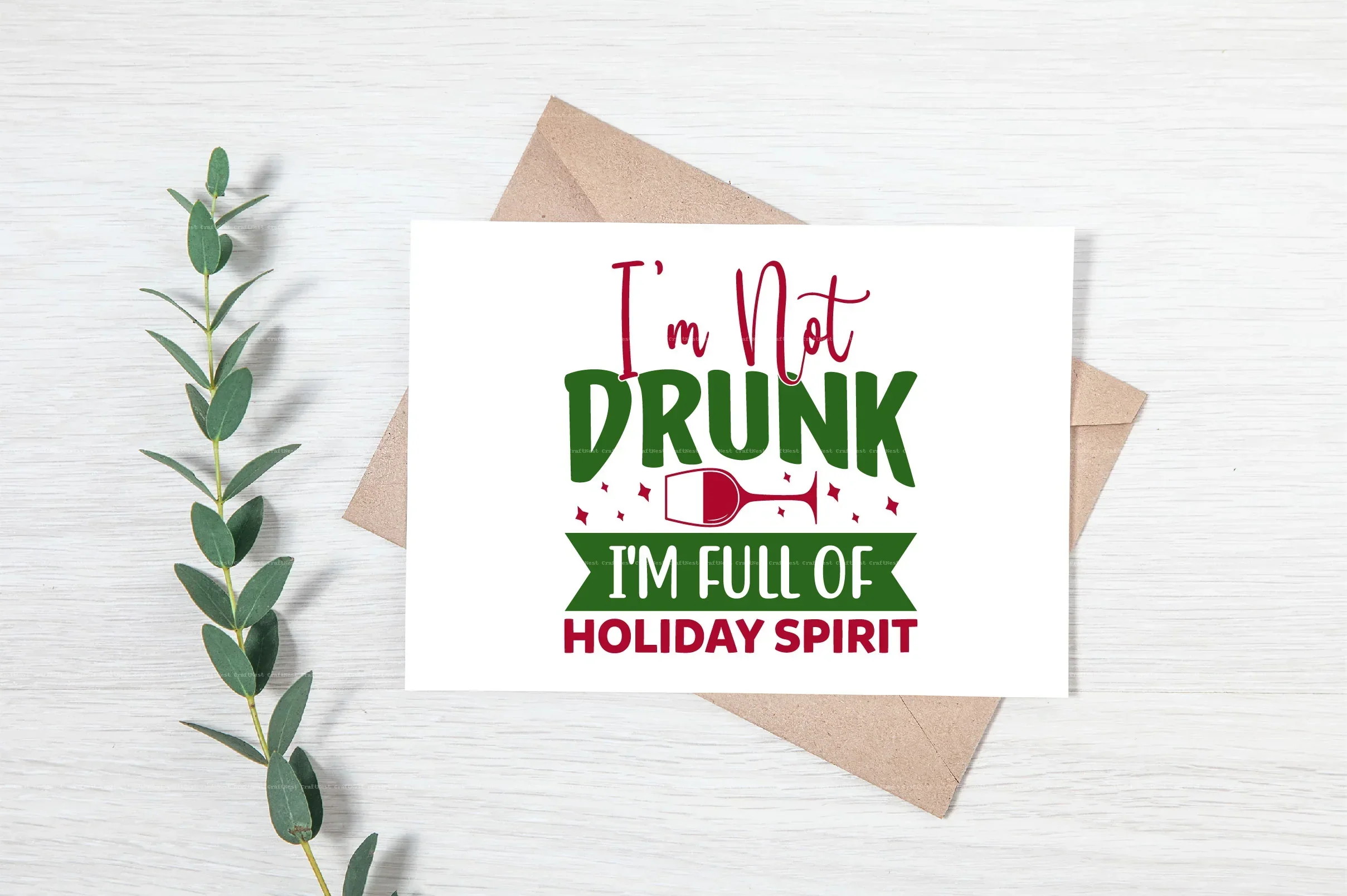 Christmas Wine Glass SVG Bundle - Image 9