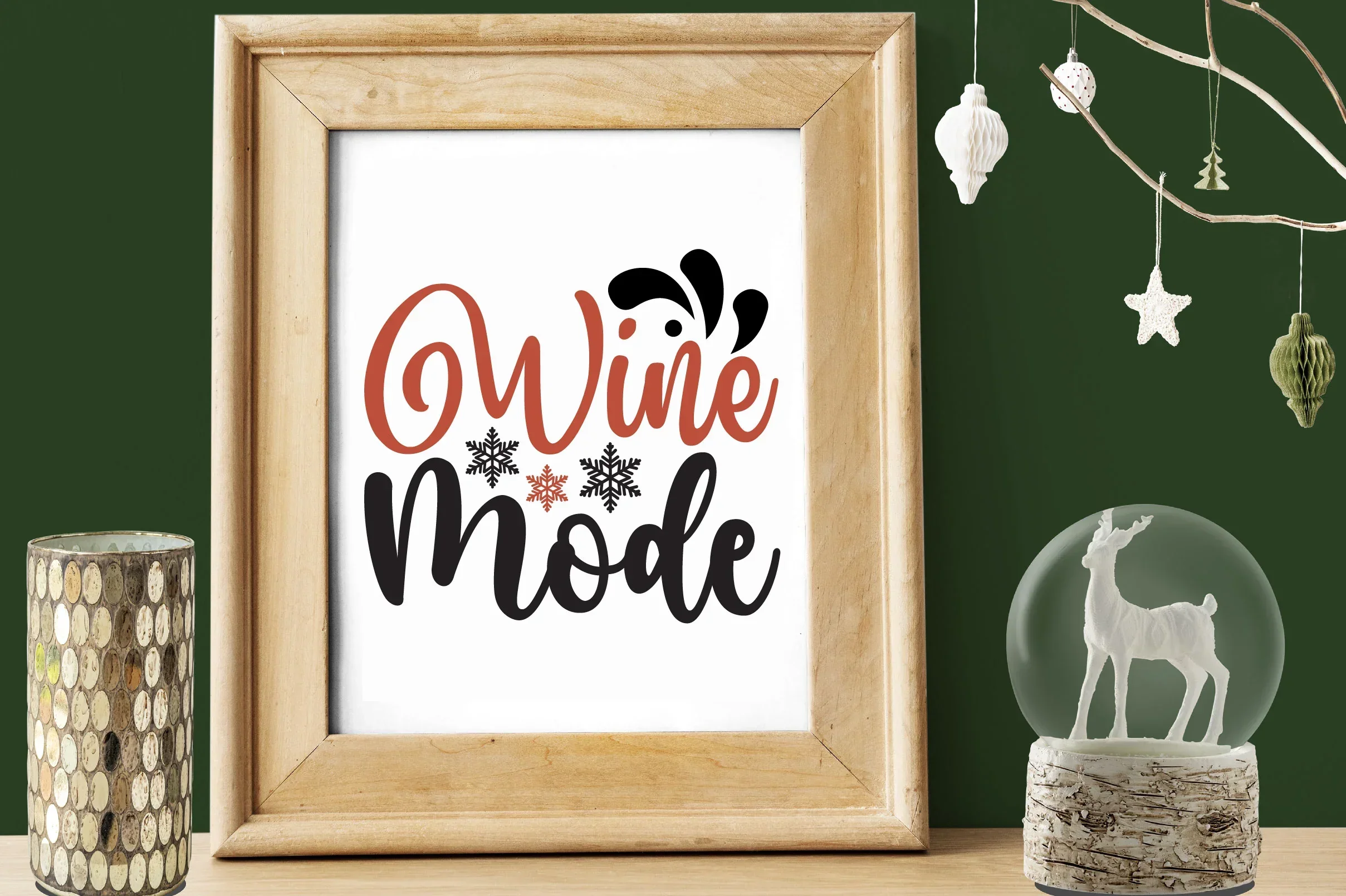 Christmas Wine SVG Bundle - Image 10