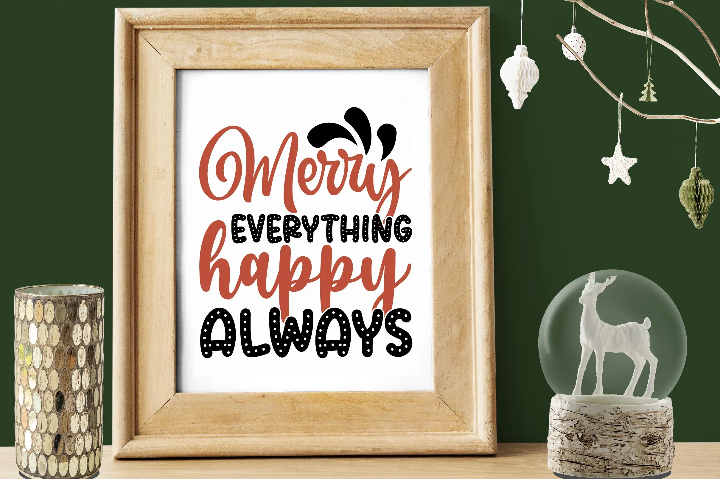 Christmas Wine SVG Bundle - Image 12