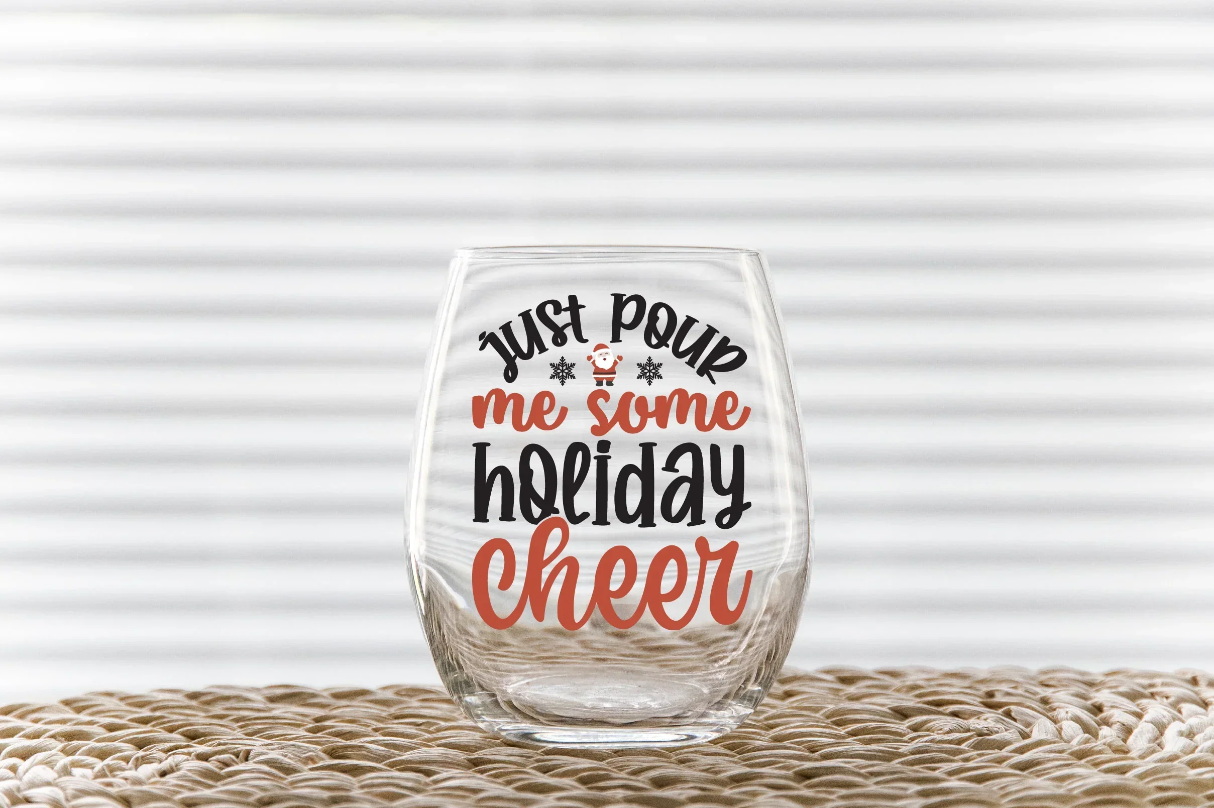 Christmas Wine SVG Bundle - Image 17