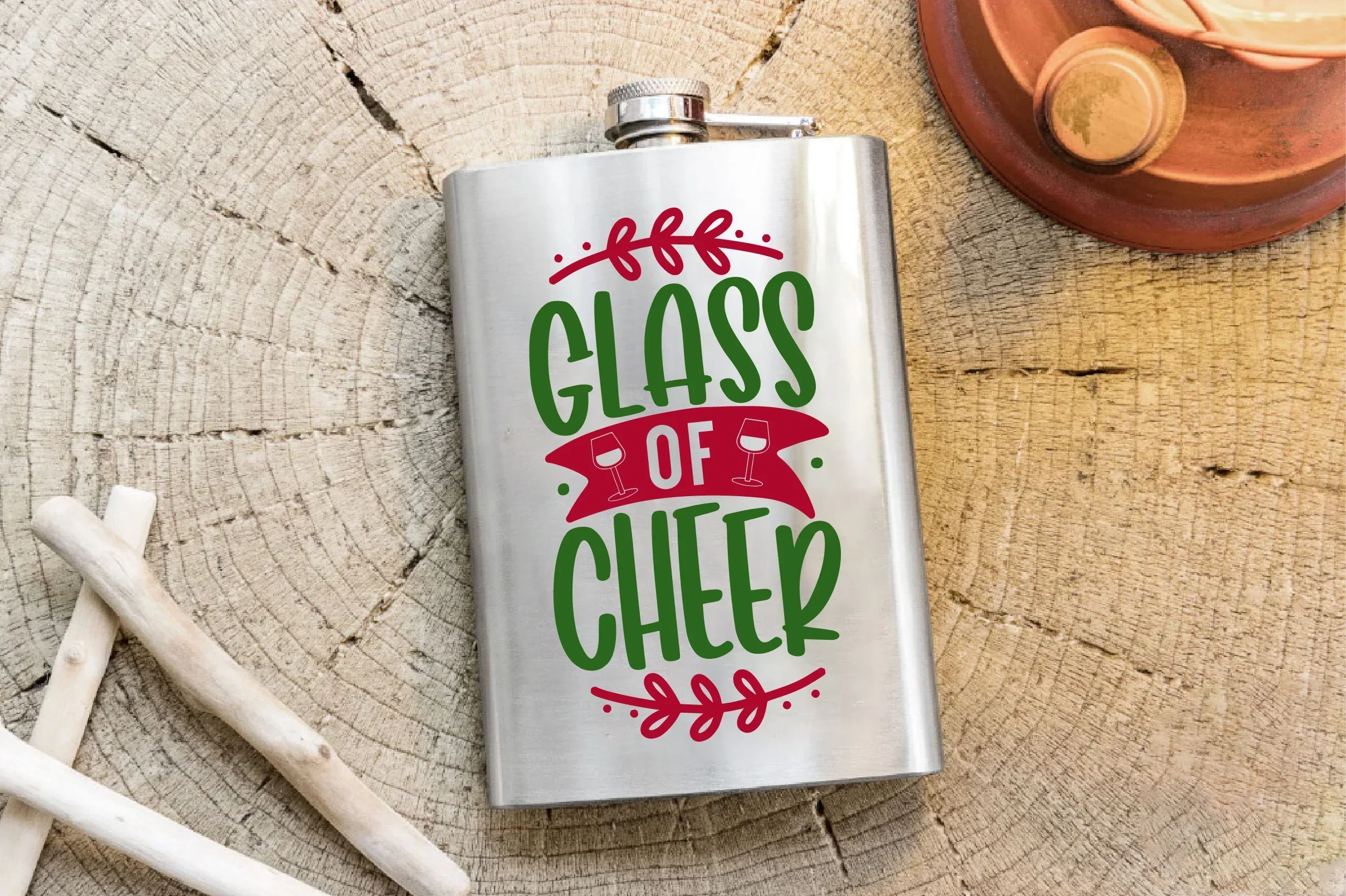 Christmas Wine SVG Bundle - Image 10