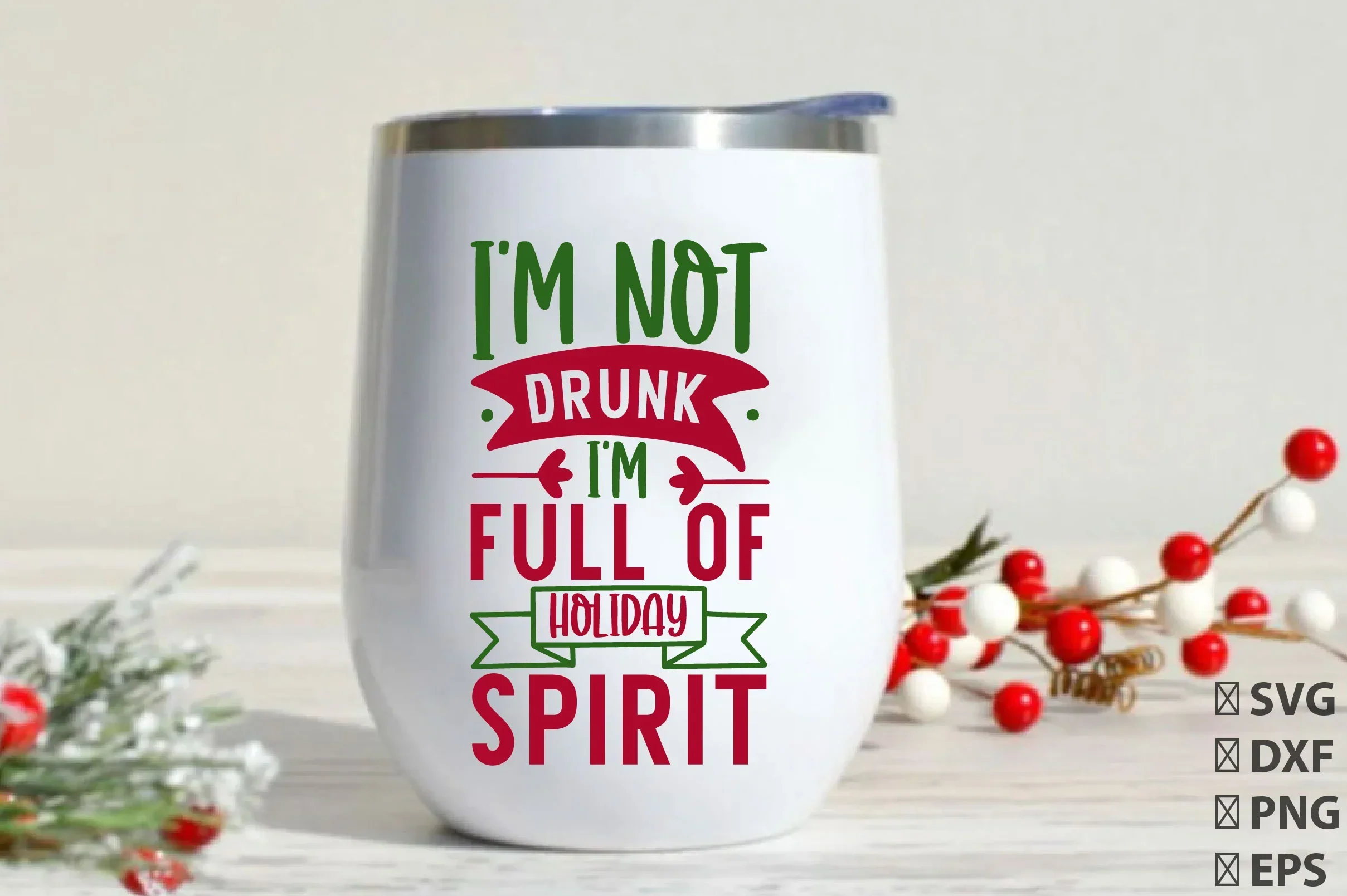 Christmas Wine SVG Bundle - Image 11