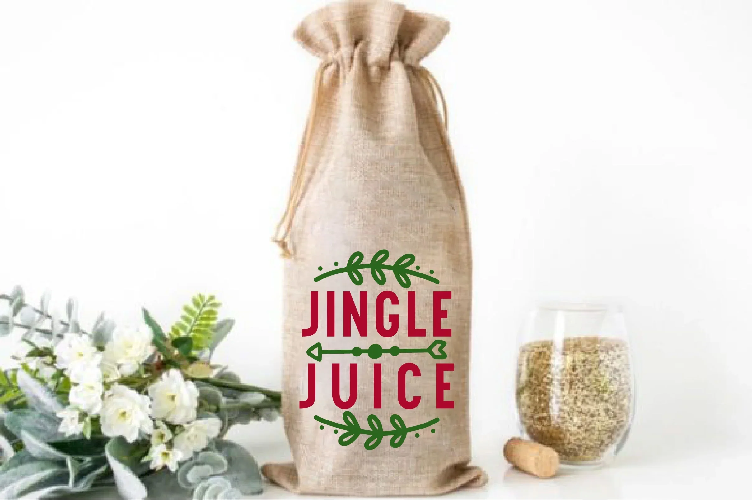 Christmas Wine SVG Bundle - Image 12
