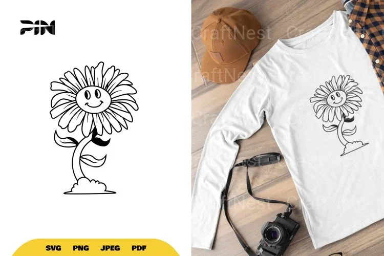 Classic Cartoon Flower SVG Bundle