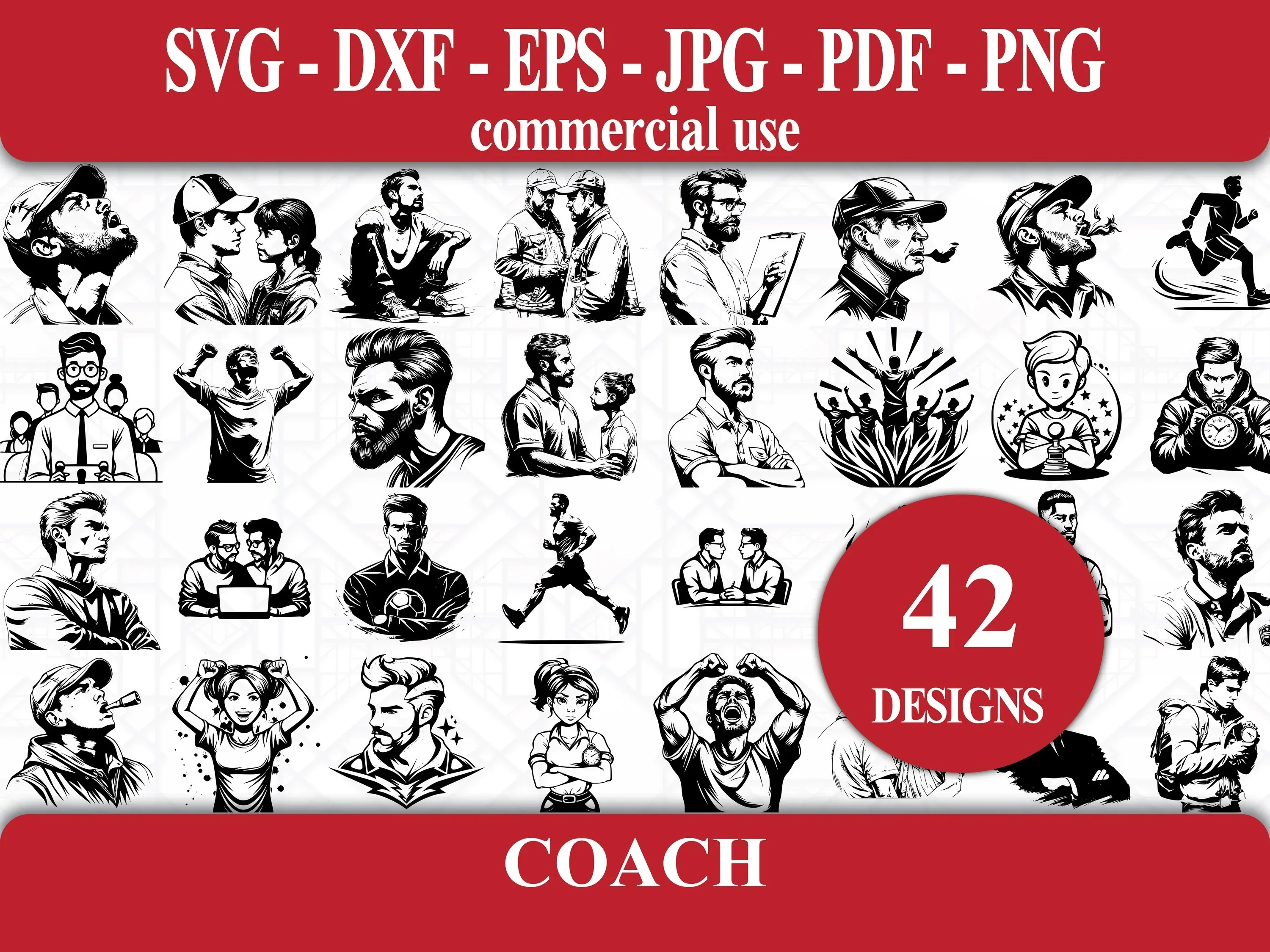 Coach SVG Bundle