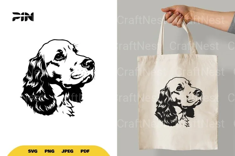 Cocker Spaniel Dog Pet Lovers SVG Bundle