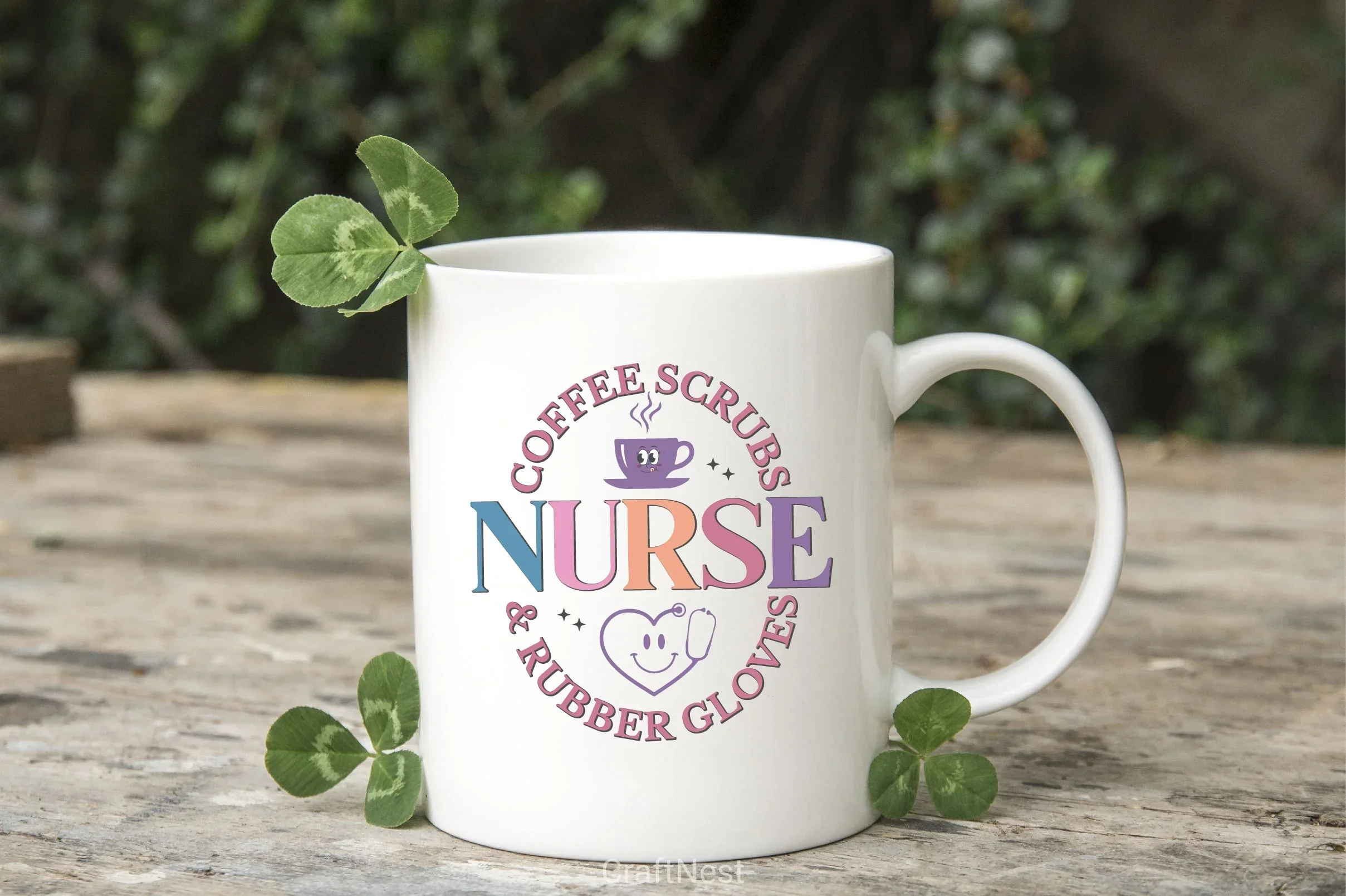 Coffee Scrubs Nurse & Rubber Gloves SVG Bundle - Image 3