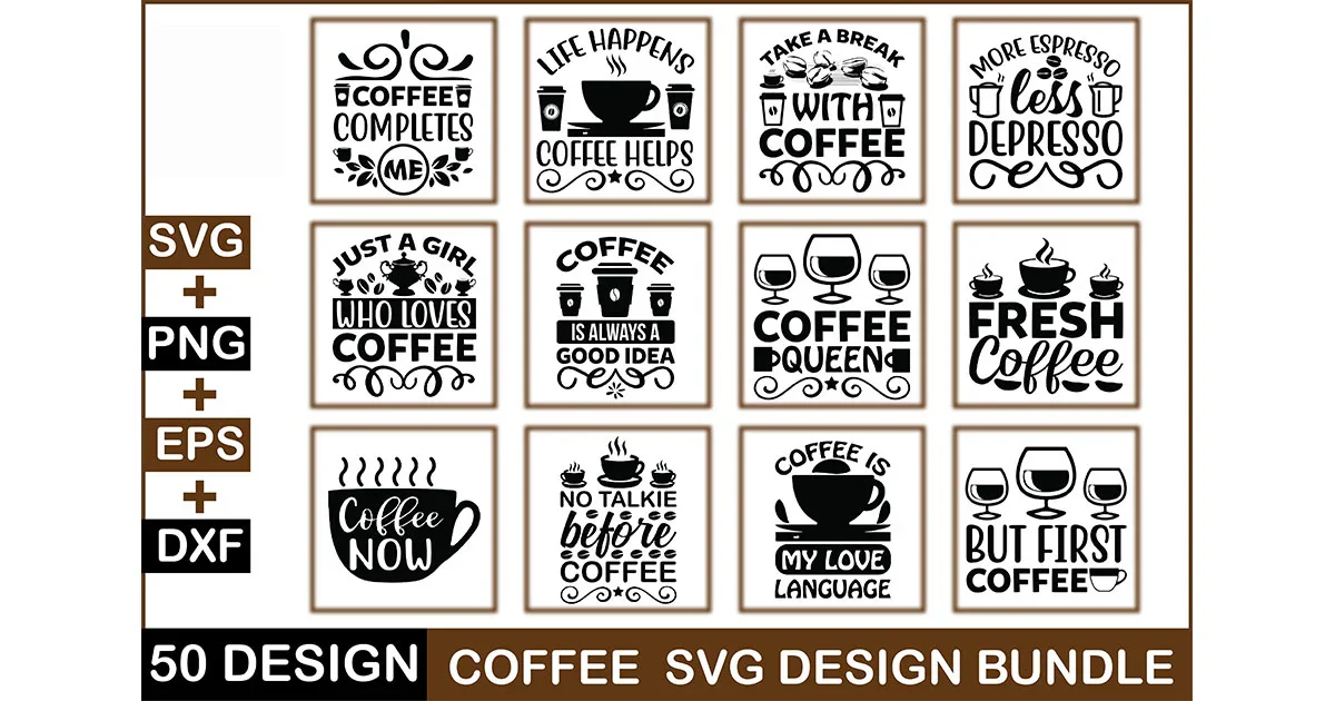 Coffee SVG Bundle