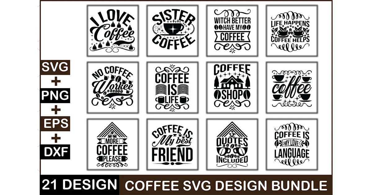 Coffee SVG Bundle