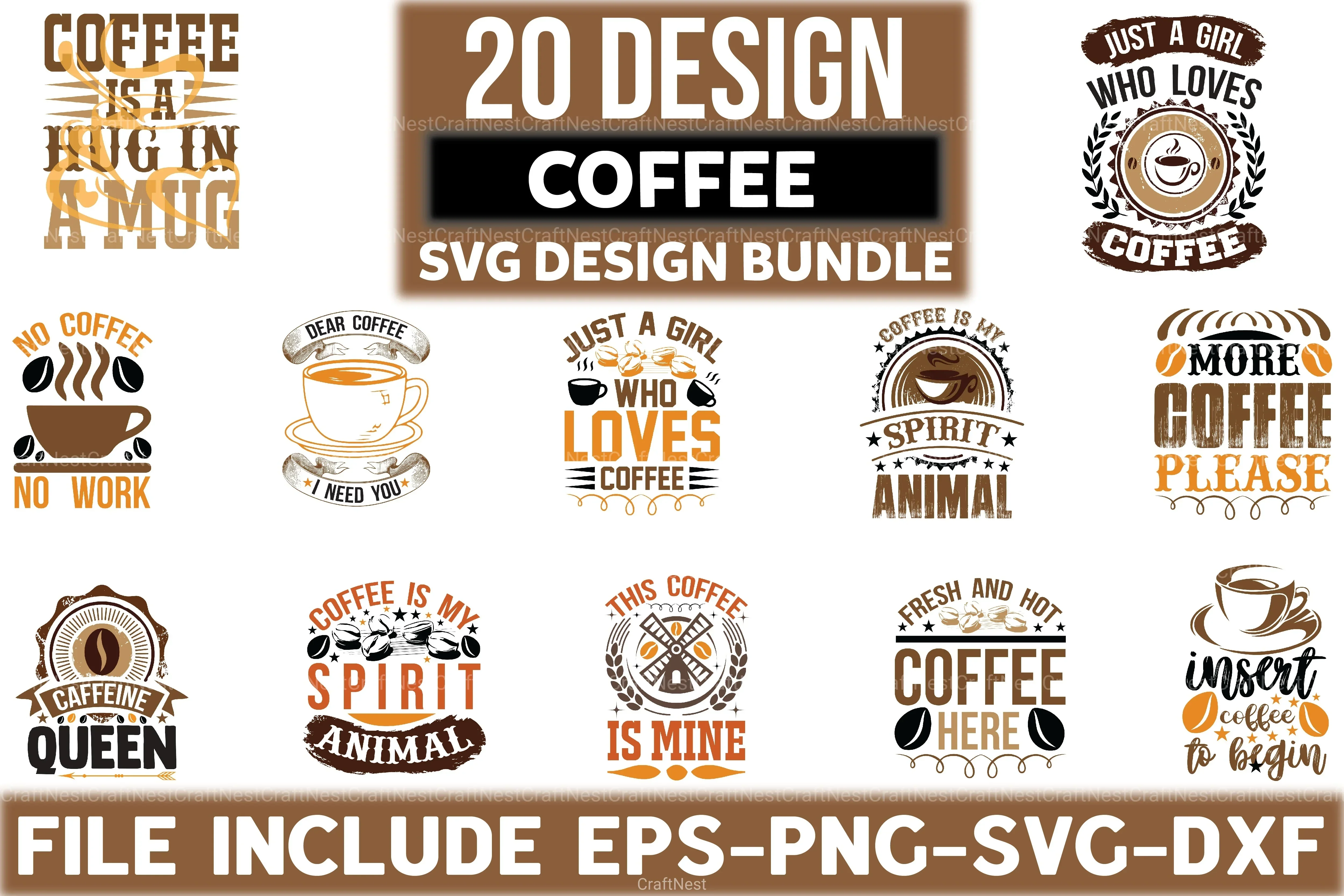 Coffee T Shirt Design 20 Bundle - Image 2