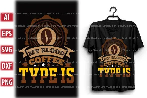 Coffee T-Shirt Design SVG Bundle - Image 5