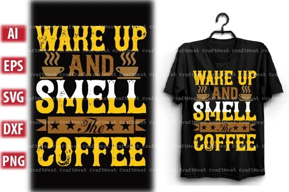 Coffee T-Shirt Design SVG Bundle - Image 9