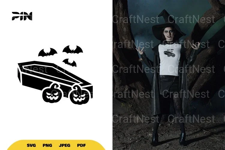 Coffin Halloween SVG Bundle