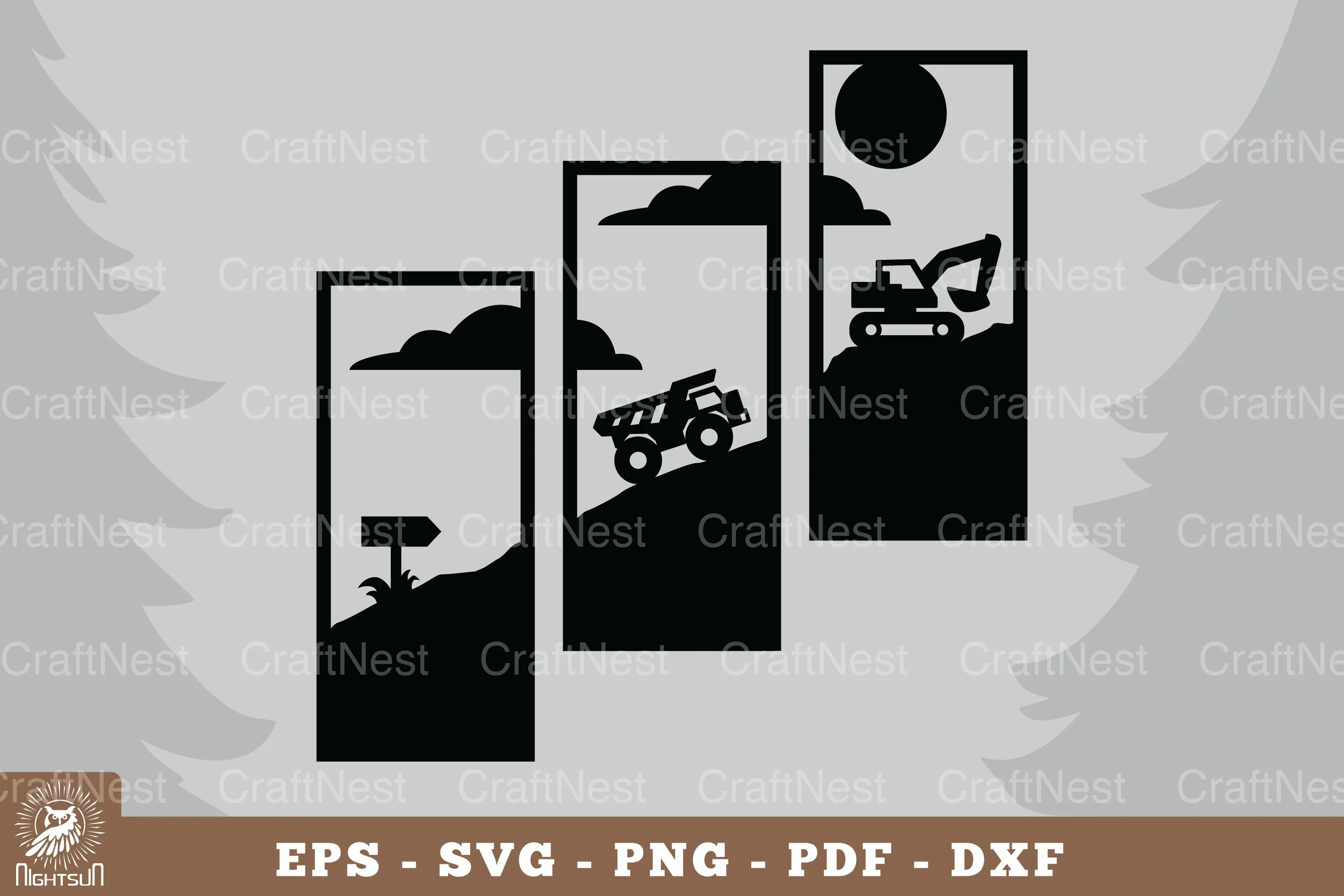 Construction Work Home Decor SVG Bundle