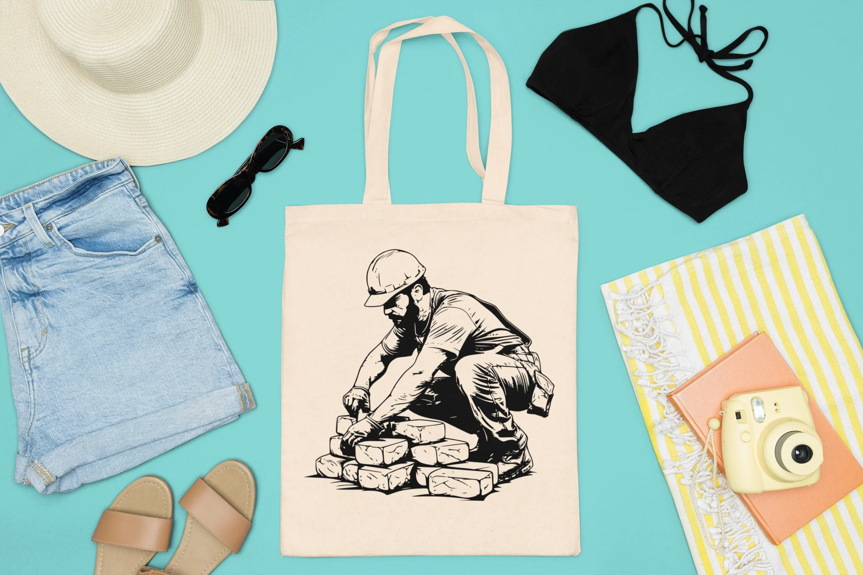 Construction Worker SVG Bundle - Image 6