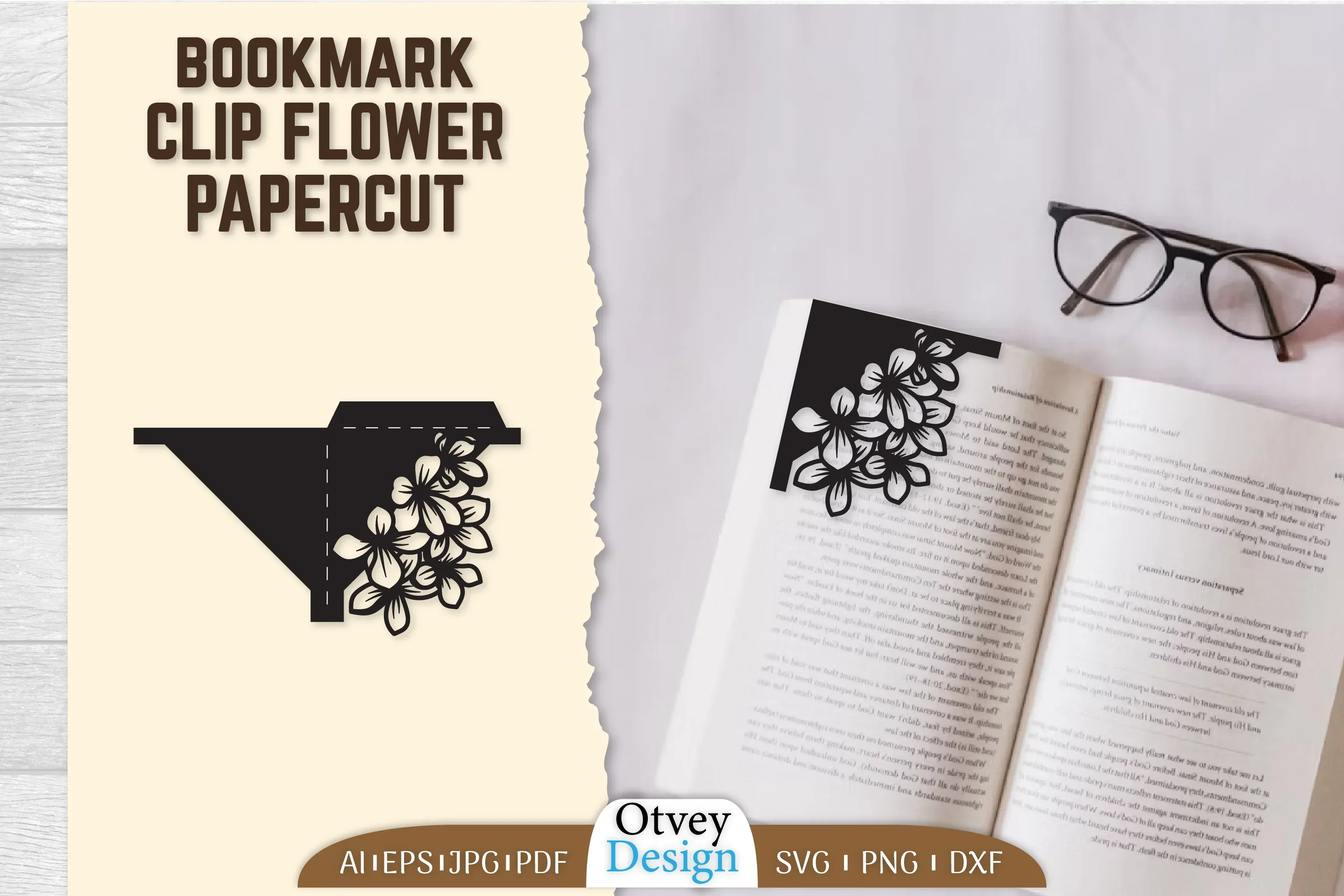 Corner Bookmark Papercut SVG Bundle
